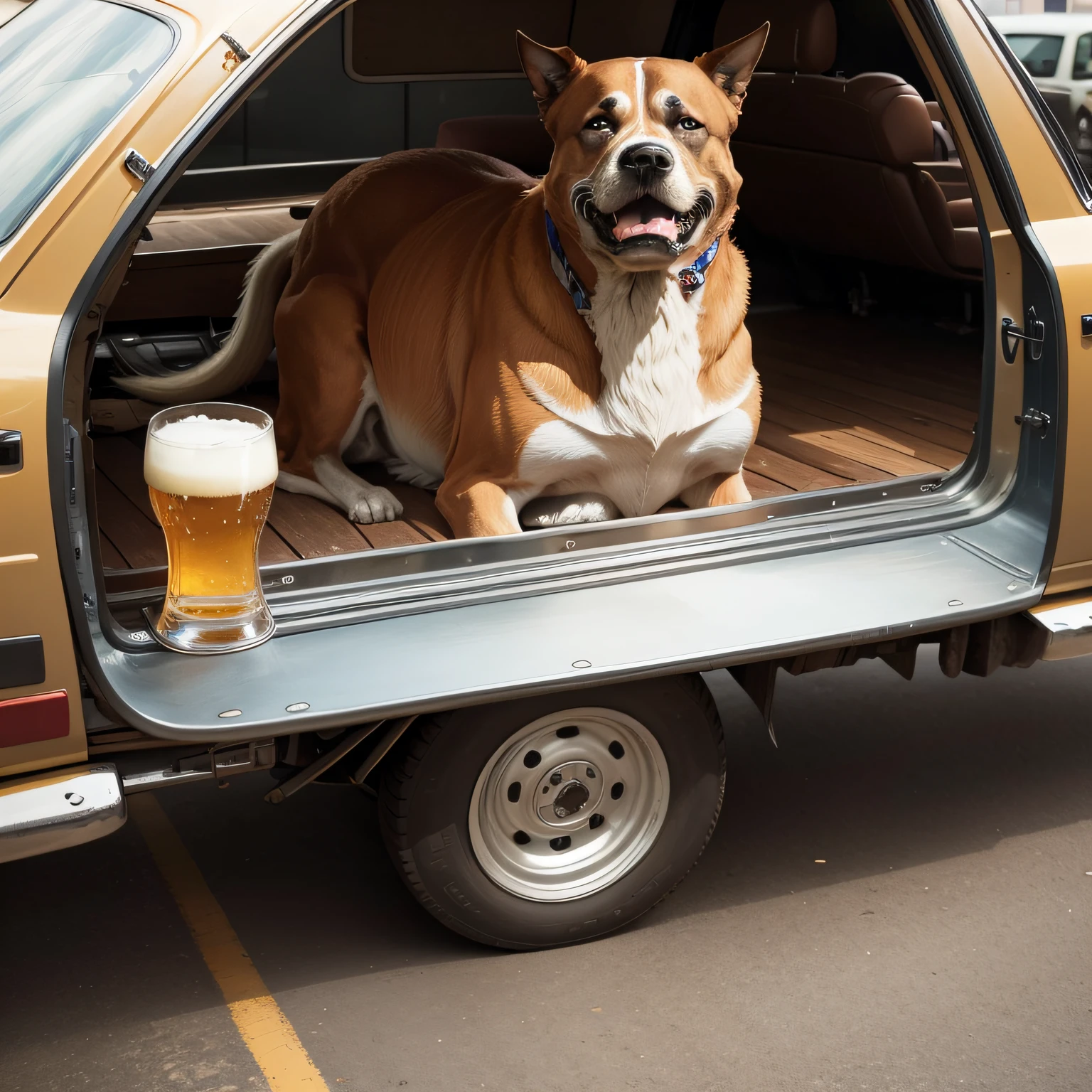 Criar imagem bem humorada sobre cerveja --auto
