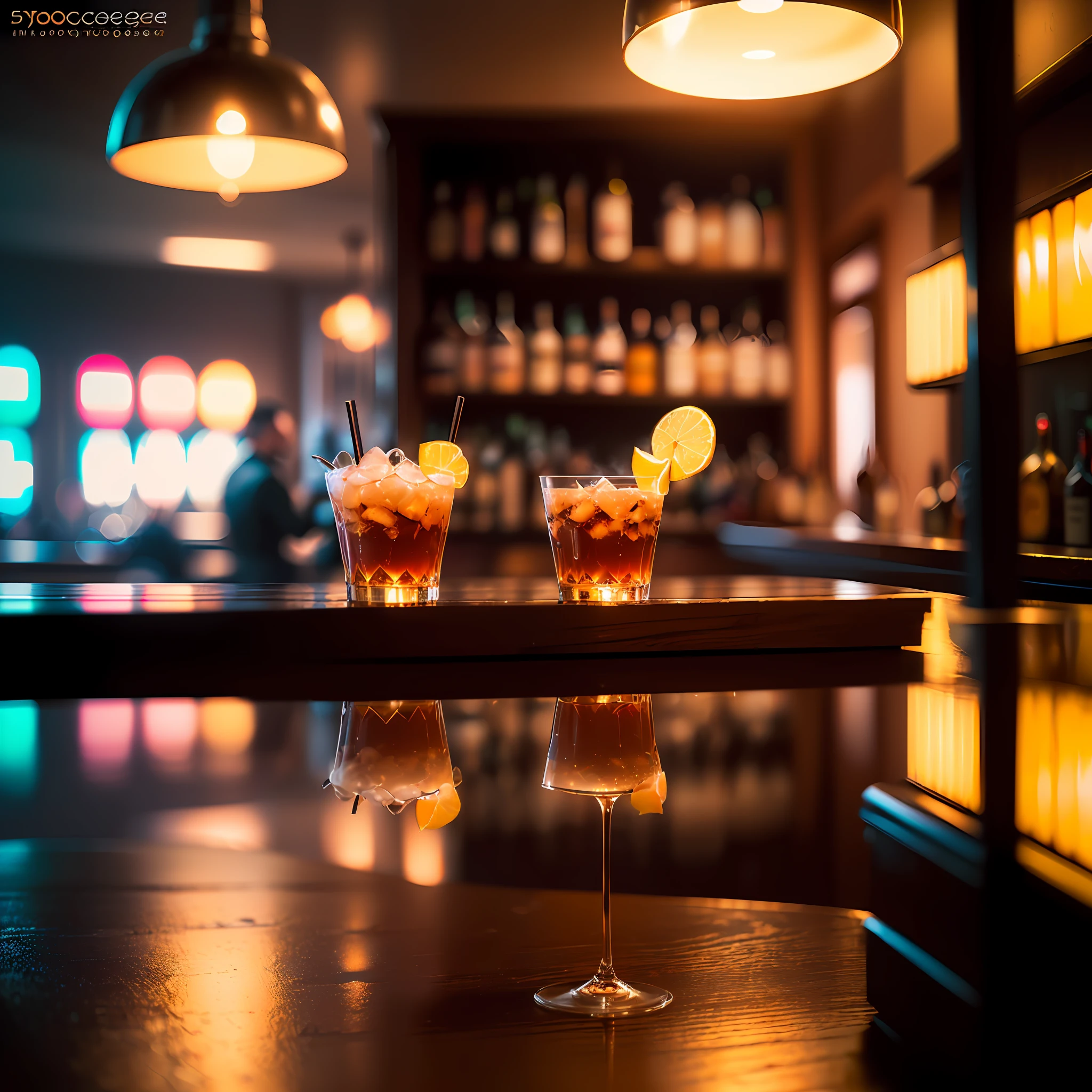 (((masterpiece, dslr accurate professional photography of incredible exotic smokey cocktail on luxury bar))), a lot of liquor bottles decorating the background, bartender tools, ((depth field, autofocus, luxury steampunk, industrial, ambient, low neon lights, neon noir,)) exotic fruits, syropes, all things that a bartender need to job , (((sharp, food photography, portfolio, 500px trend, stock photo, product photo, realistic))), octane render, (((4k, better quality, promotional photo, cagalogue photo, lowlights, luxury classic european bar,)))((mixology, cinematic, accurate professional photography, marketing photography))(((( just the drink, no hands))), (((no people))), without humans)))), ((heavy smoked drink)) --auto
