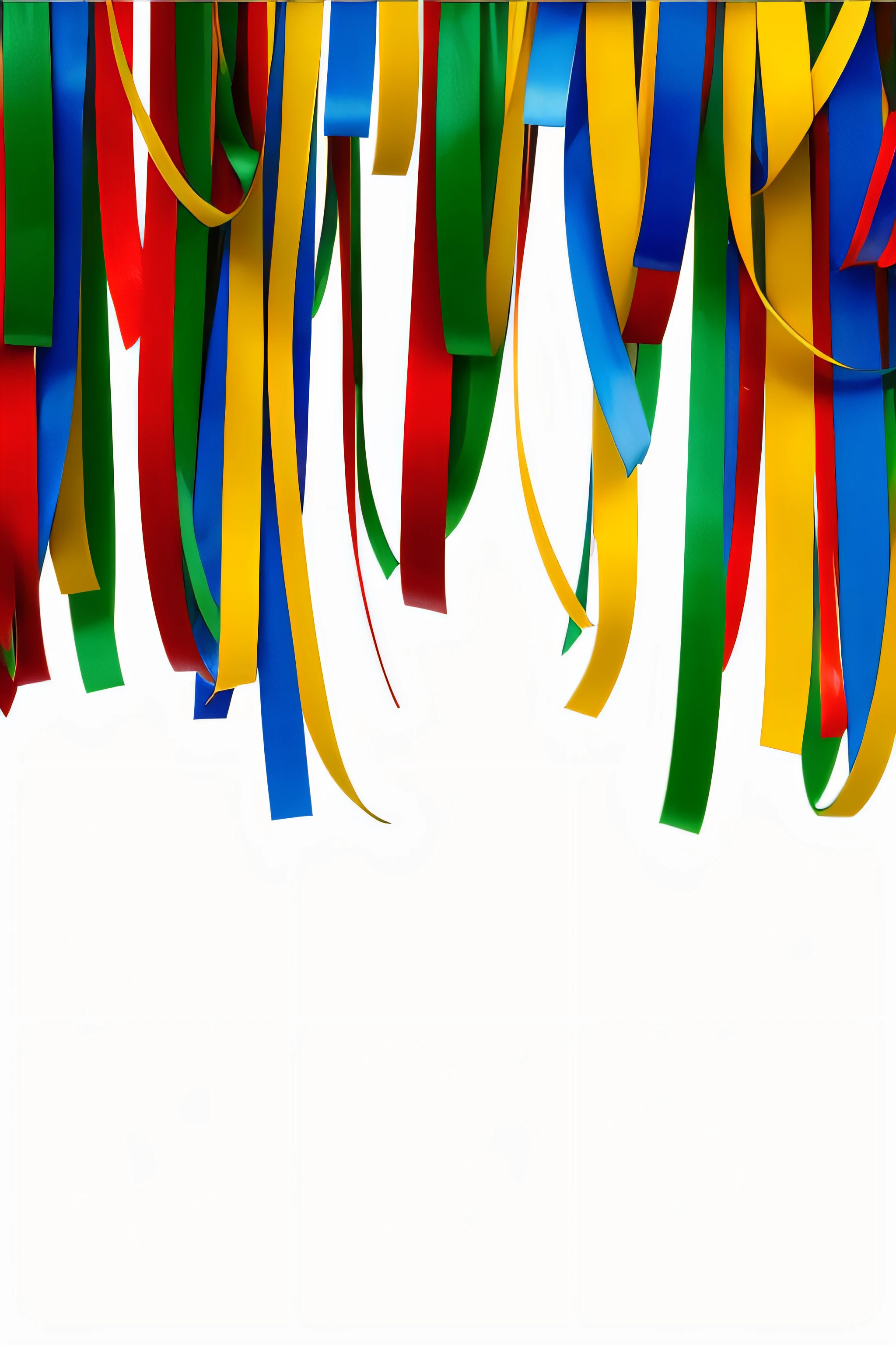 um close up de um monte de fitas coloridas penduradas em uma corda, FUNDO pRETO, Streamers, Fitas, fundo do carnaval, muitas cores no fundo, fitas largas, com um fundo preto, no fundo preto, Carnaval em segundo plano, shot on canon camera, fitas azuis e amarelas, carnaval, fitas amarelas e azuis, confete, multi - colorido, imagem colorida, celebration, fita BRANCO, AZUL, VERMELHO, REALISTA, SEM PONTAS, FUNDO PRETO