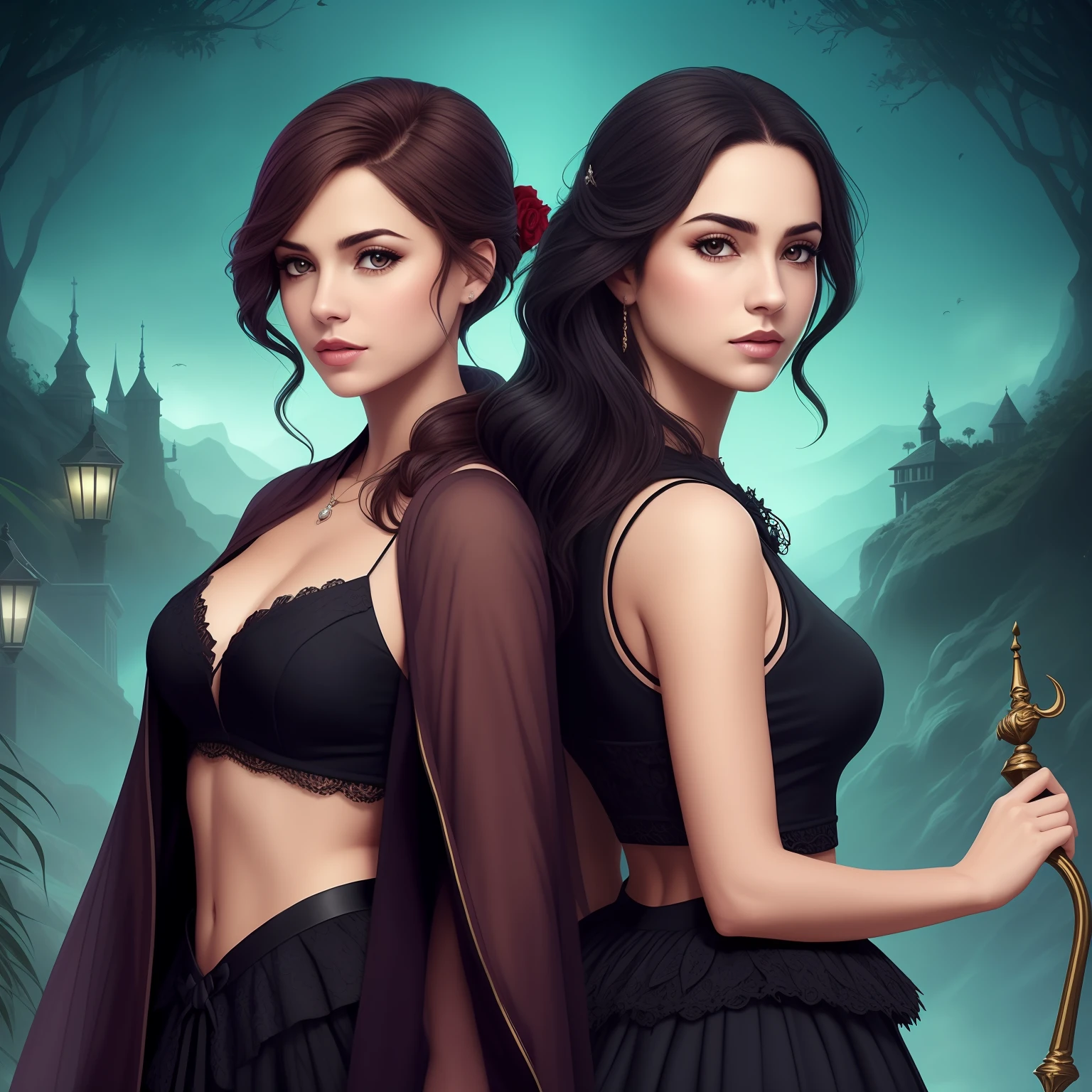 Personagem feminina com peitos grandes