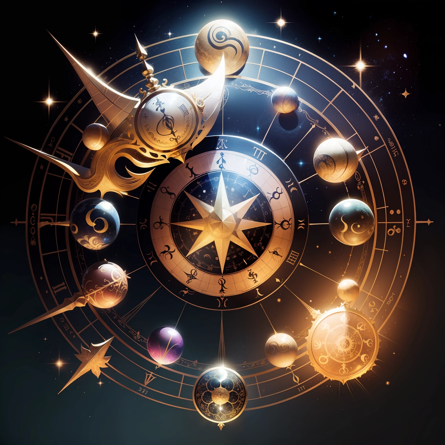 Astrology Fantasy Motifs Zodiac Signs --auto