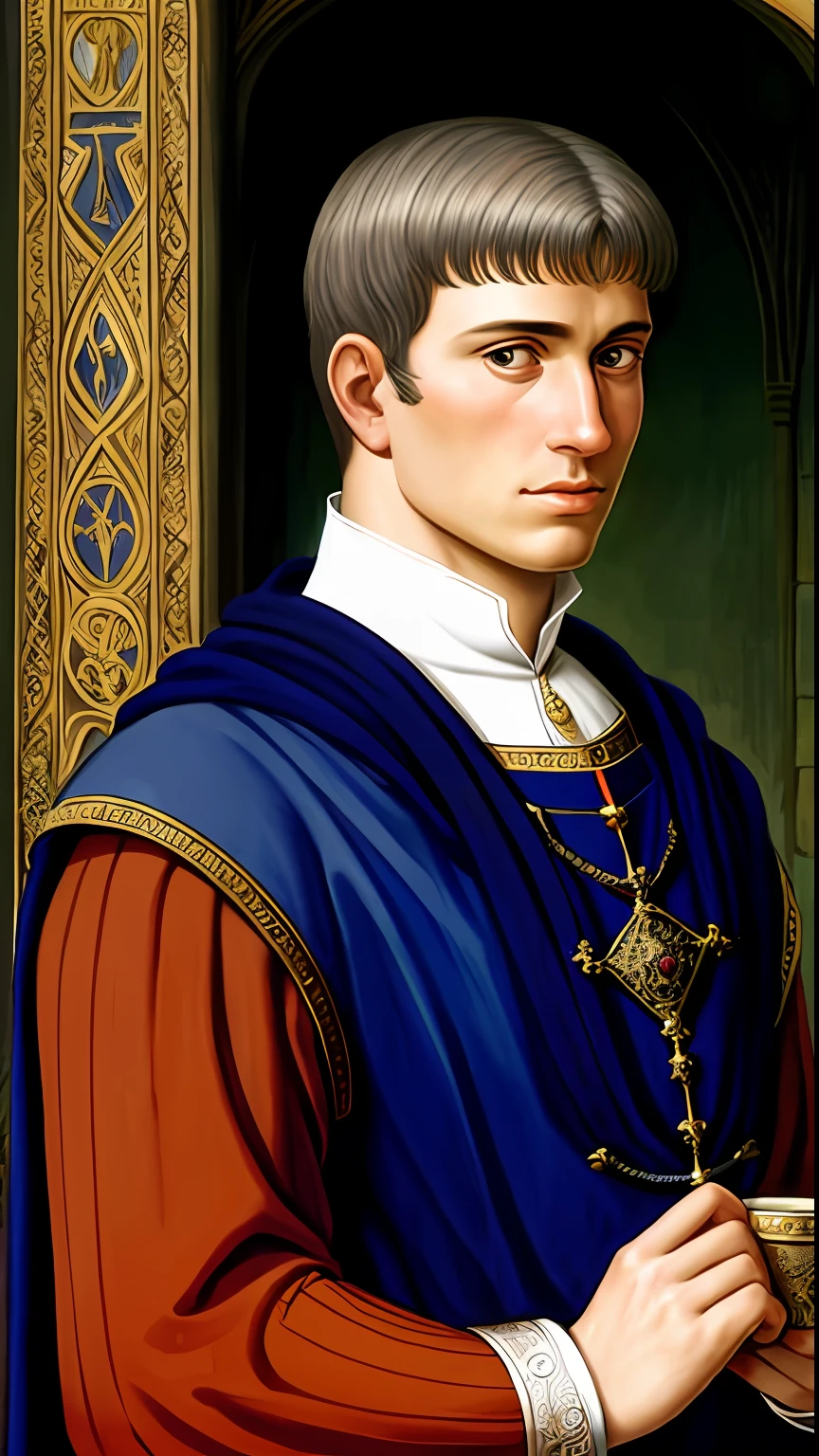 portrait of a medieval nobleman roman empire