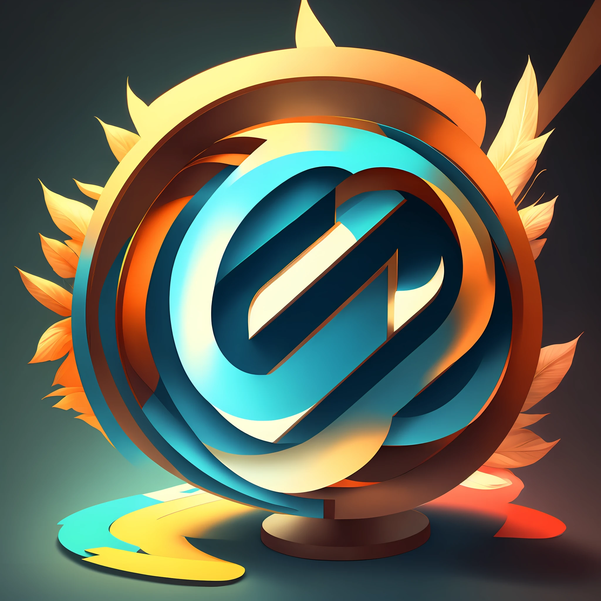 Um logo em 8k, Com "E" In the middle the color you choose only to make the logo beautiful millionaire style --auto