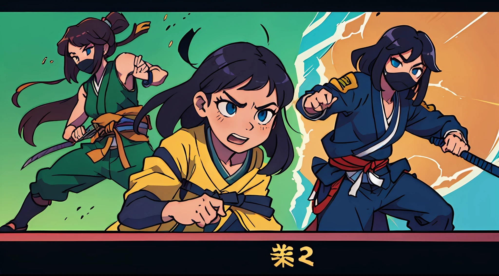 battle against Ninjas of Japan against Ninjas of Brazil --auto --s2