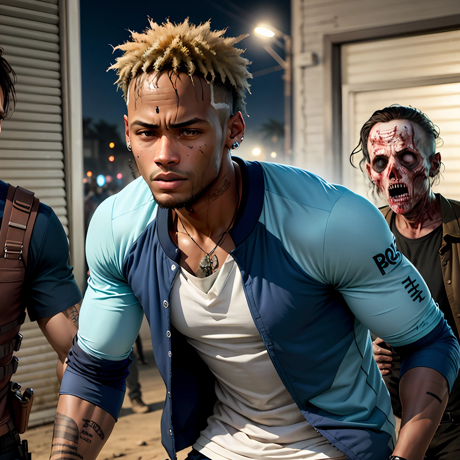 Neymar no the walking dead