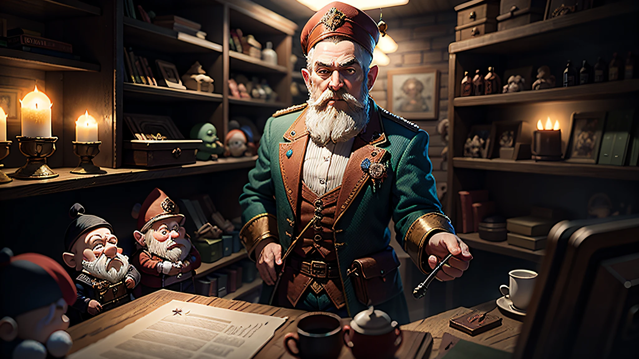 Gnome, conductor, Warhammer, war