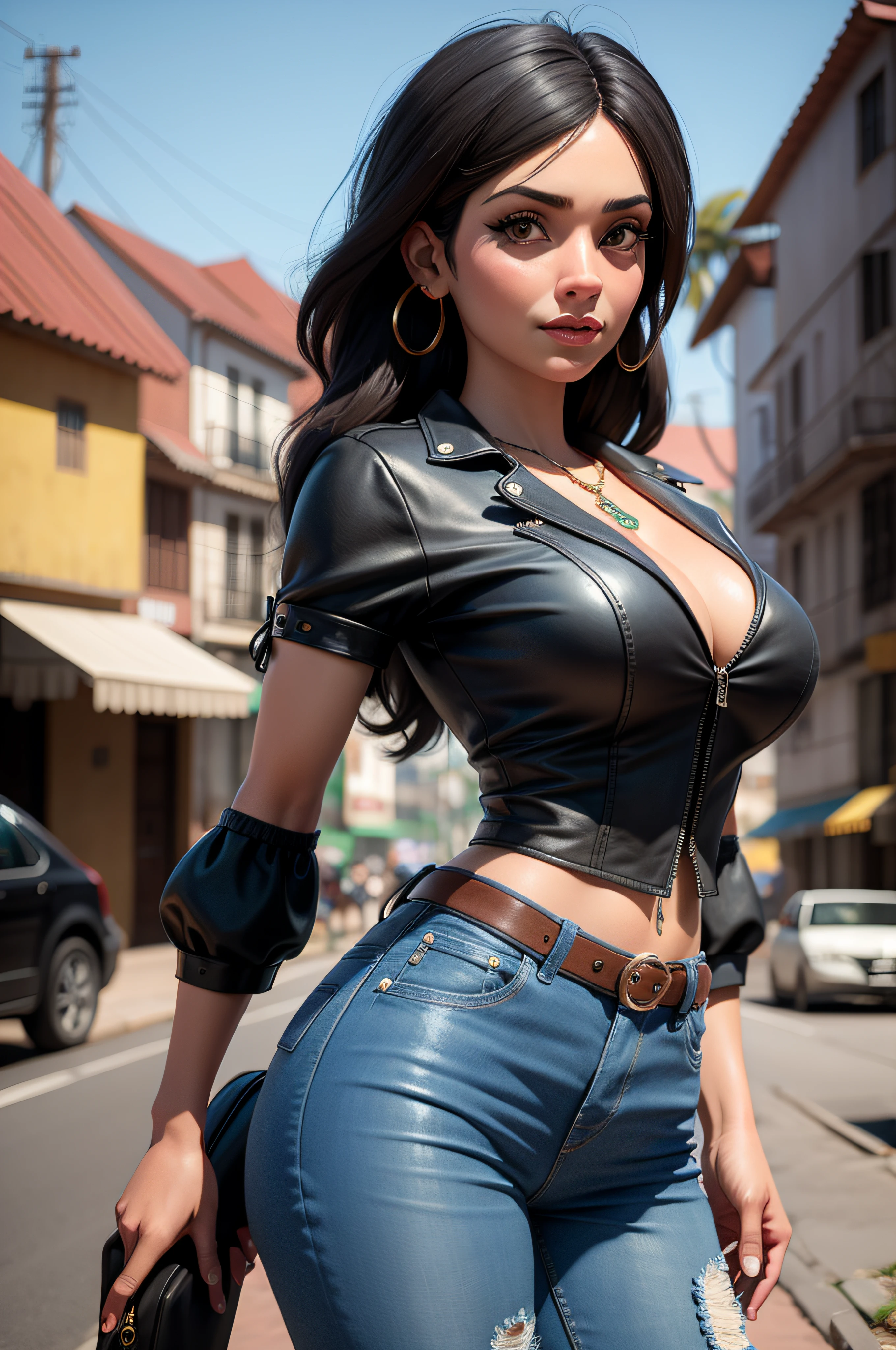 Monica, of Monica's gang by the Brazilian artist Maurício de Souza, 3D, 4K