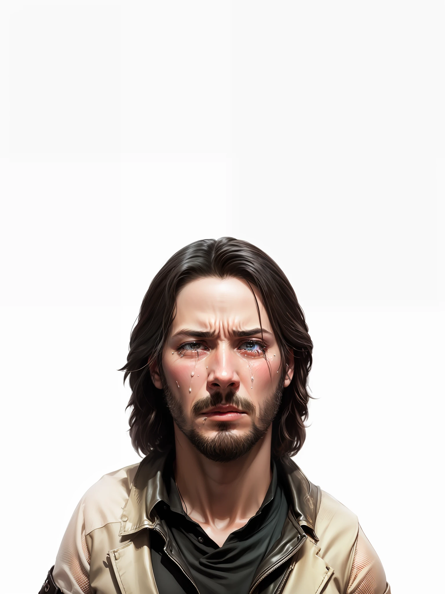 Recreate extremely realistic tears.