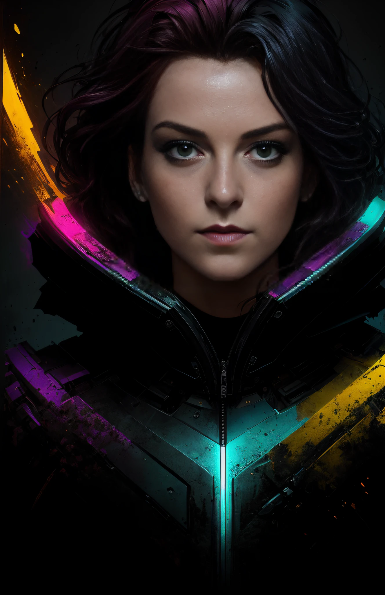 (foto escura: 1.1), epic realistic, retrato de halo, olhos azuis, cachecol xadrez, cabelo longo branco de atey ghailan, de greg rutkowski, de greg tocchini, de james gilleard, de joe fenton, de kaethe butcher, gradiente amarelo , esquema de cores preto, marrom e magenta, grunge aesthetic!!! fundo de parede de marca de graffiti, arte de greg rutkowski e artgerm, soft Cinematic Light, adobe lightroom, photographic lab, hdr, intrincado, altamente detalhado, (profundidade de campo: 1,4), desbotado, (cores neutras: 1,2), (hdr: 1,4) , (cores suaves:1.2), hiperdetalhado, (artstation:1.4), cinemactic, luzes quentes, dramatic light, (detalhes intrincados:1.1), fundo complexo, (rutkowski:0.66), (azul e laranja:0.4)