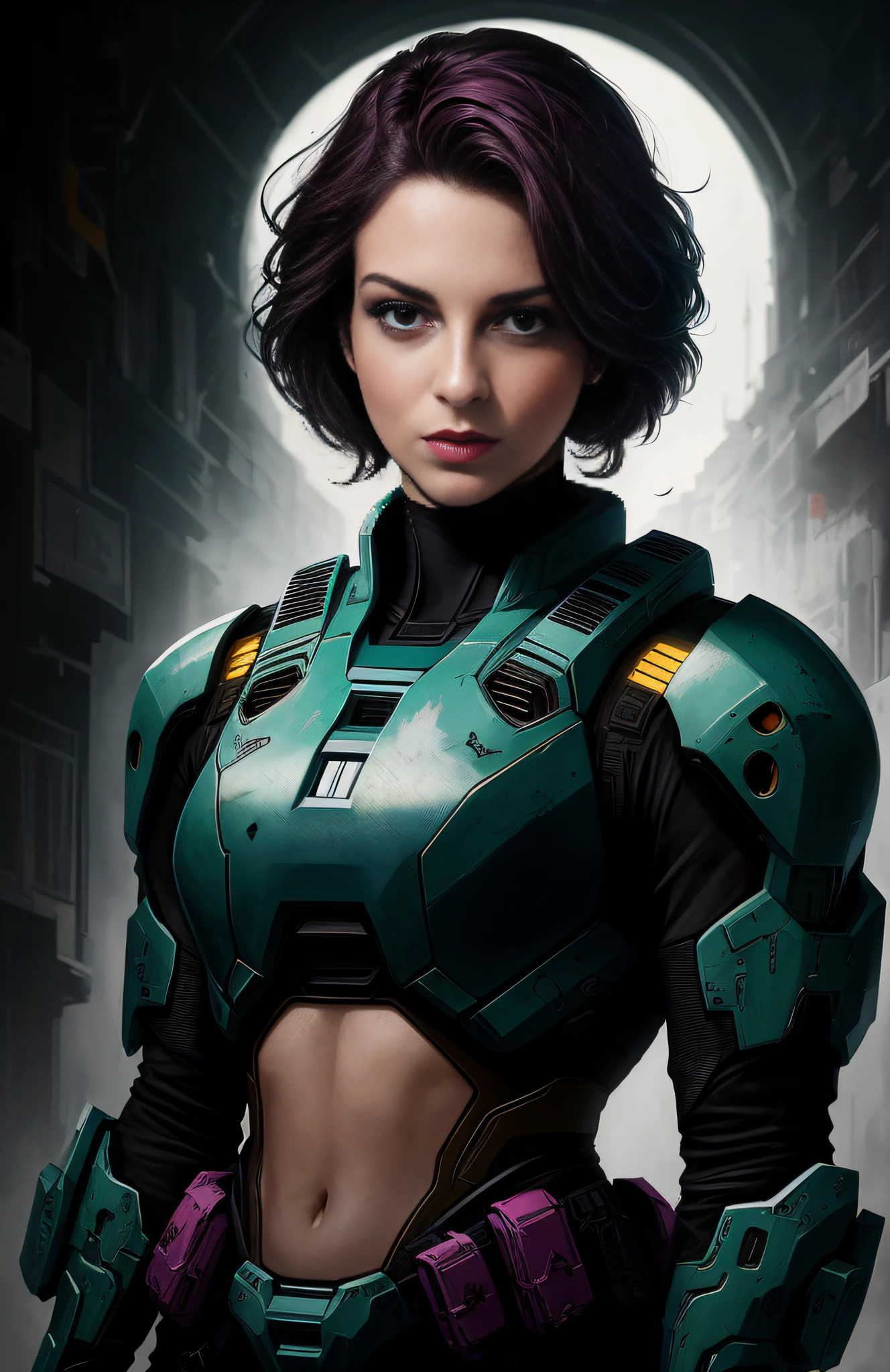 (foto escura: 1.1), epic realistic, retrato de halo, olhos azuis, cachecol xadrez, cabelo longo branco, de atey ghailan, de greg rutkowski, de greg tocchini, de james gilleard, de joe fenton, de kaethe butcher, gradiente amarelo , esquema de cores preto, marrom e magenta, grunge aesthetic!!! fundo de parede de marca de graffiti, arte de greg rutkowski e artgerm, soft Cinematic Light, adobe lightroom, photographic lab, hdr, intrincado, altamente detalhado, (profundidade de campo: 1,4), desbotado, (cores neutras: 1,2), (hdr: 1,4) , (cores suaves:1.2), hiperdetalhado, (artstation:1.4), cinemactic, luzes quentes, dramatic light, (detalhes intrincados:1.1), fundo complexo, (rutkowski:0.66), (azul e laranja:0.4)