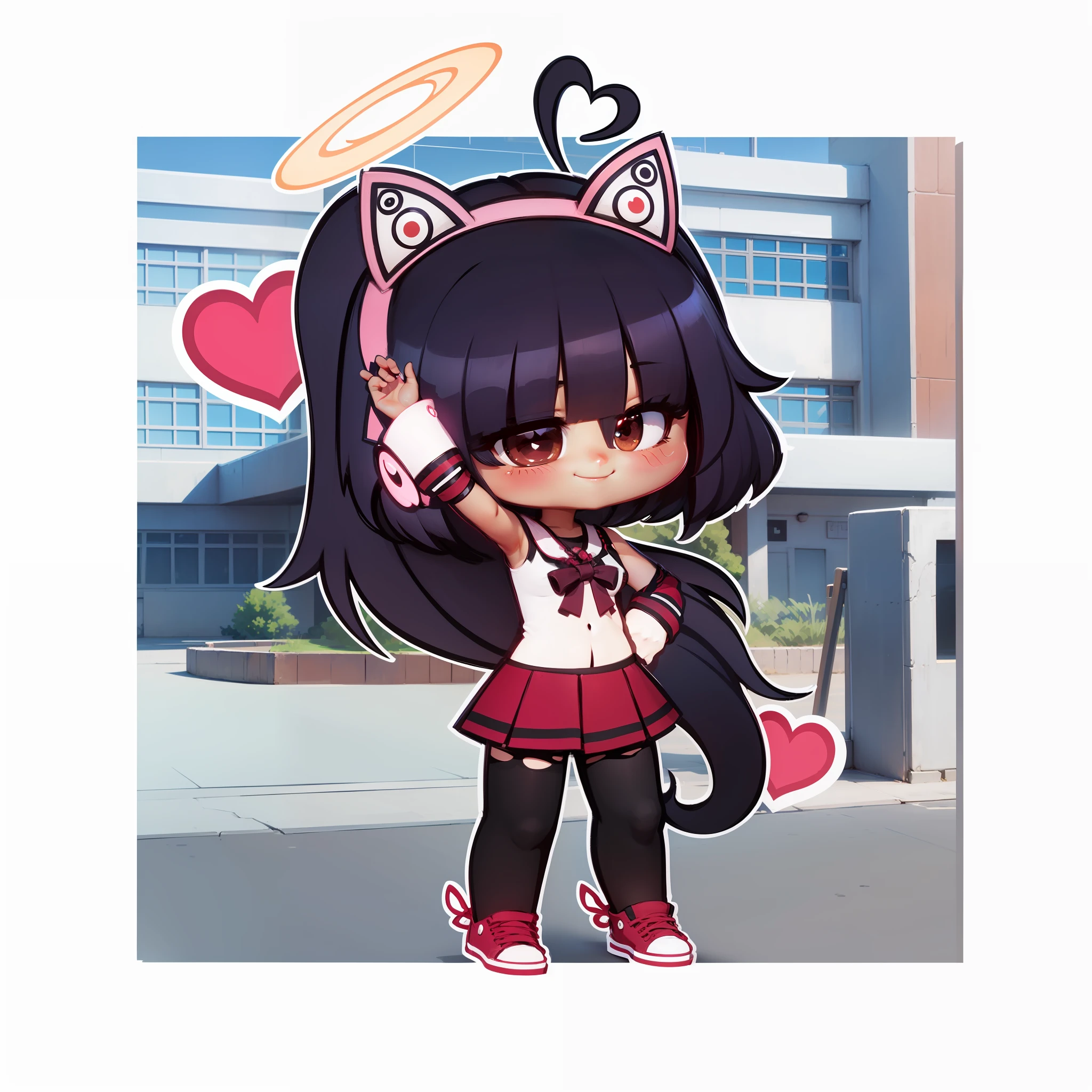 Advanced chibi artstyle, chibi, detailed, beautiful masterpiece, shiny, 4K, smiling, glossy