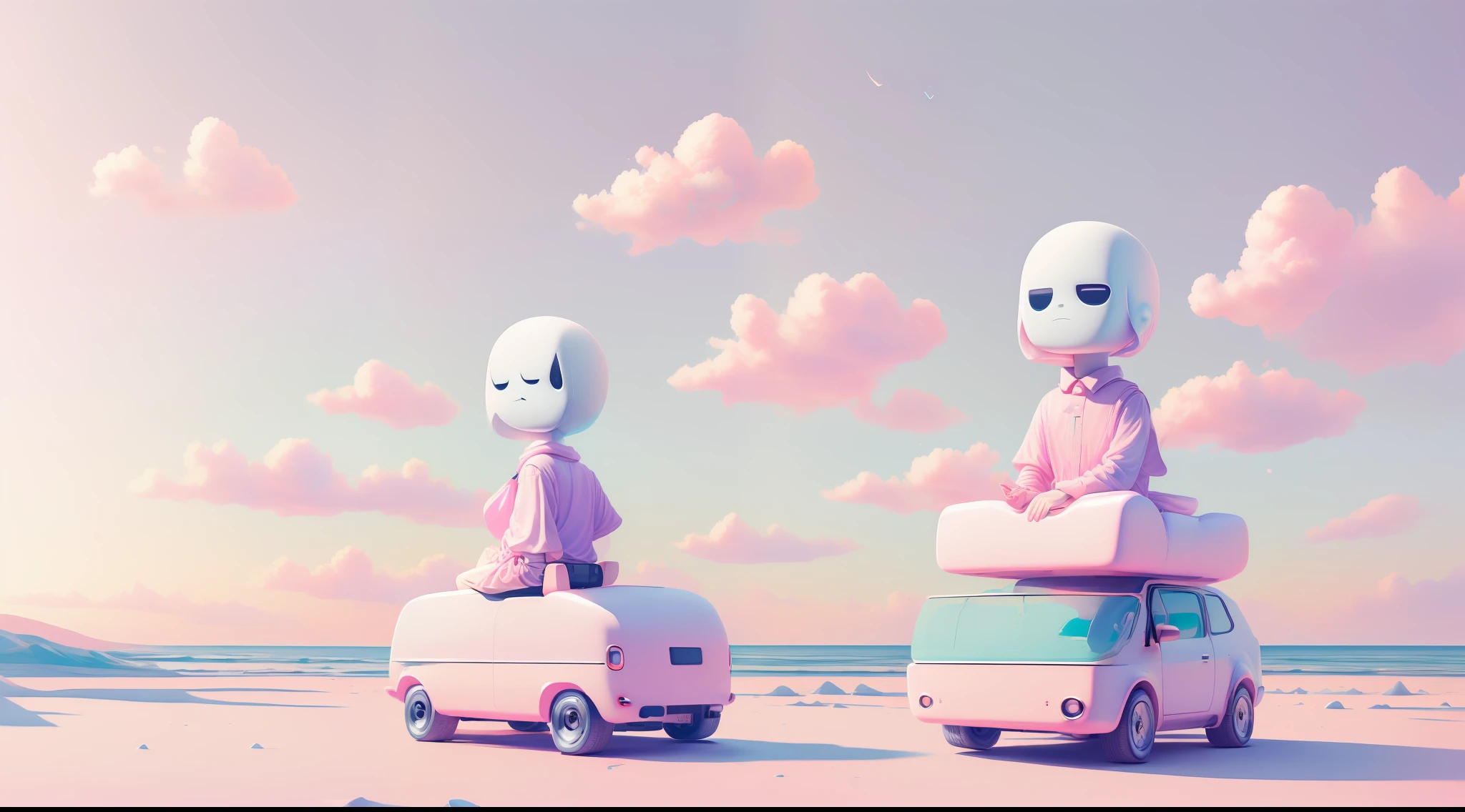 rz88p4stl, a slenderman sitting on a cloud watching the sunrise over him, hyperreal, dark tones colors scheme, beautiful detailed, 1 6 k wallpaper, very concept art, hd, high quality artwork in style of greg rutkowski, ilya kuvshinov and wlop
