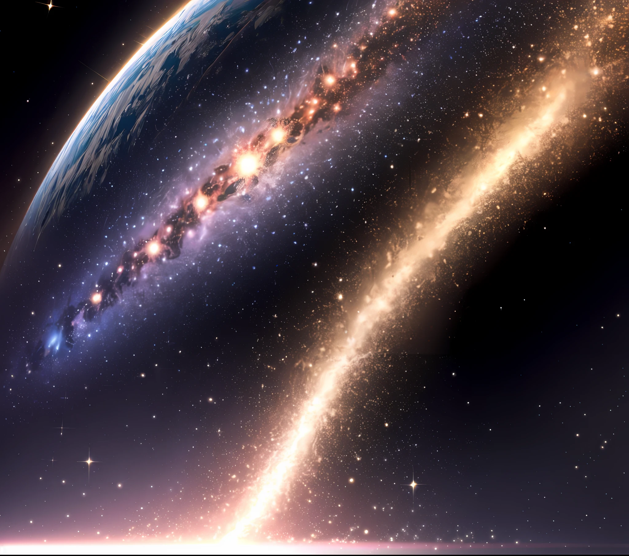 Cosmos, cosmico, planeta, galaxy, supernova, papel de parede 8k, 4k, space| illustration