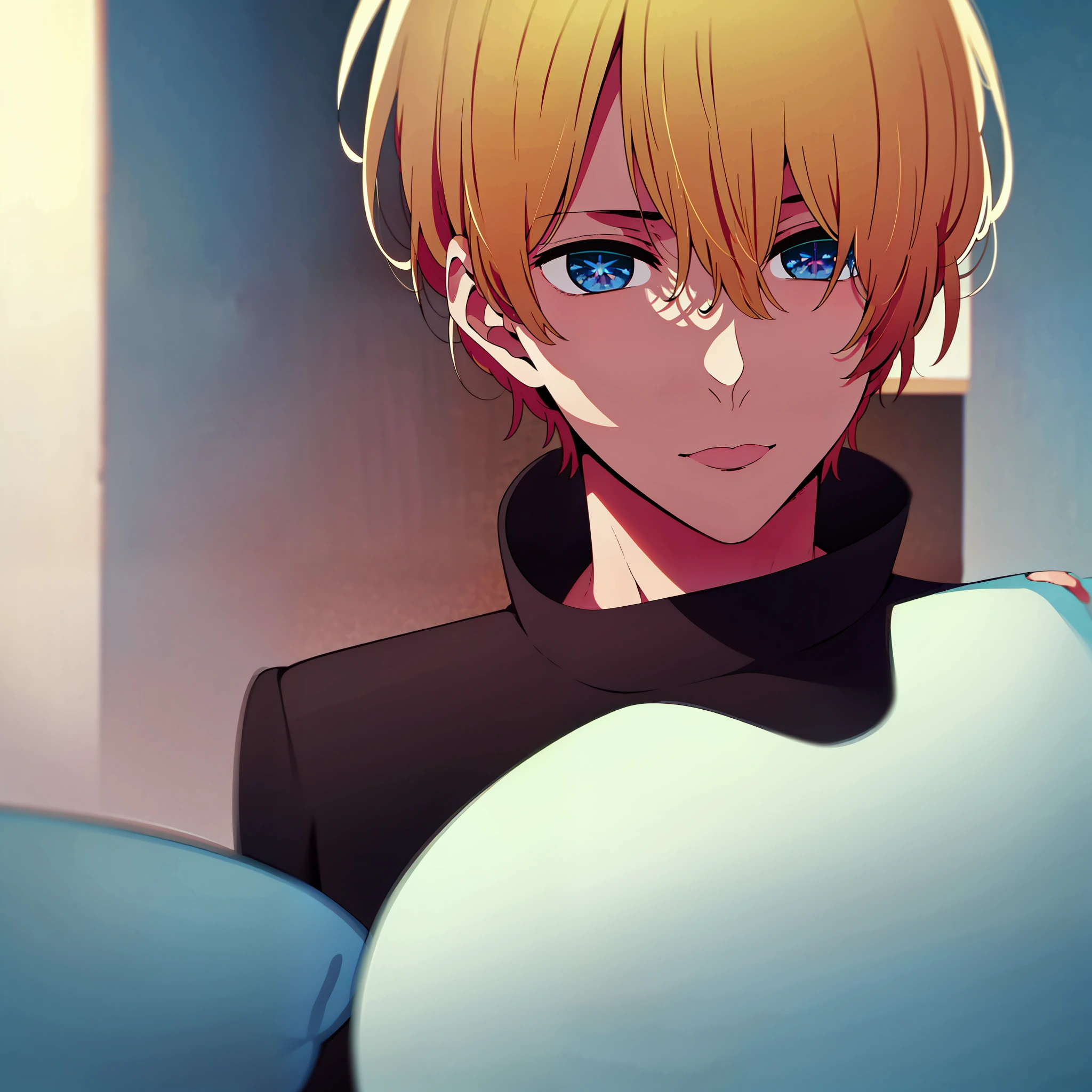 Masterpiece, best quality, amazing shading, beautiful illustration, close-up, portrait, solo, handsome yound man, sexy, toned