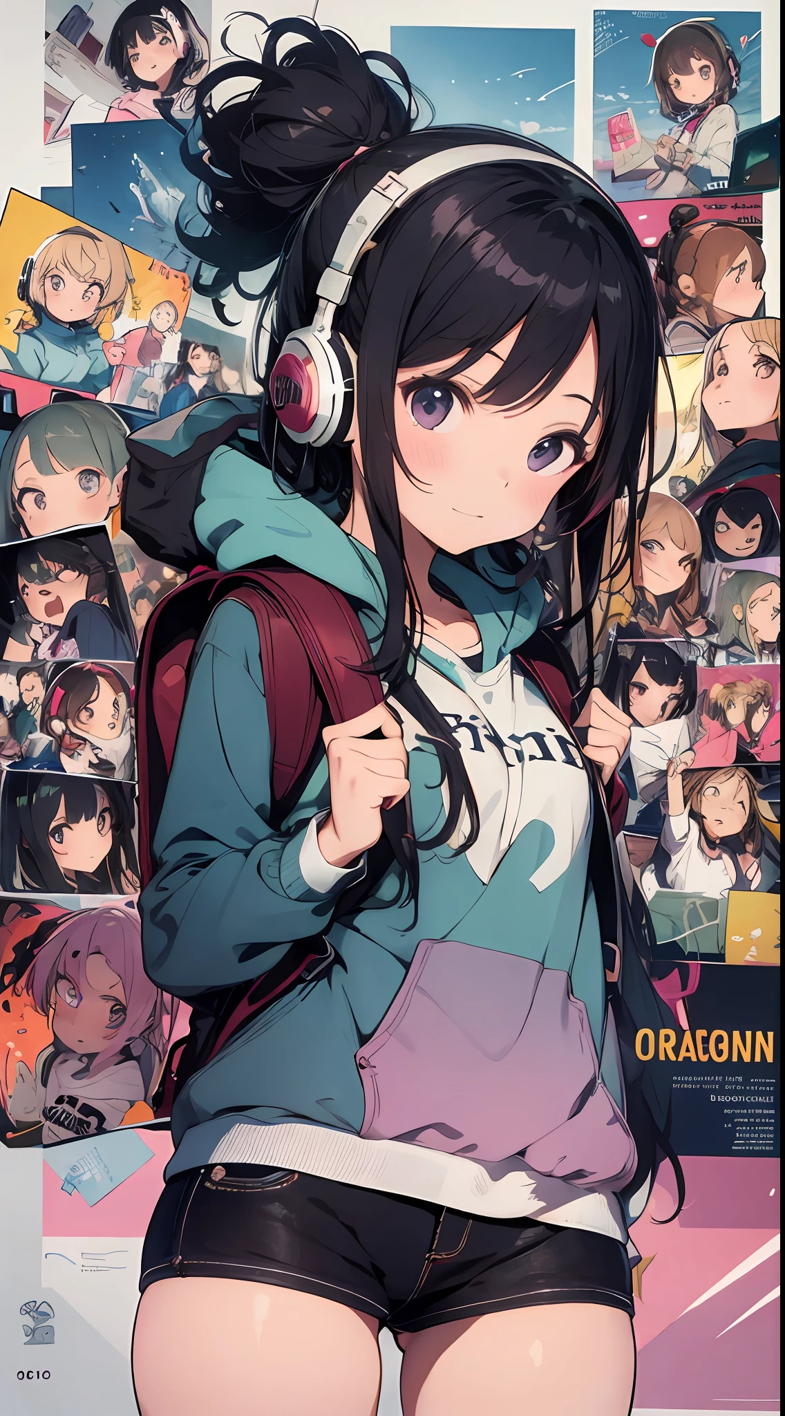 She created an amazing image of a girl who dreams of flying in the sky with her pet dragon. The images have a colorful and whimsical atmosphere, And the girl and the dragon look very happy and free. The image has、There are also details that indicate the character and hobbies of the girl, Her headphones and more, Her backpack, and her sketchbook. The image impressed the judges and readers with its originality and creativity.