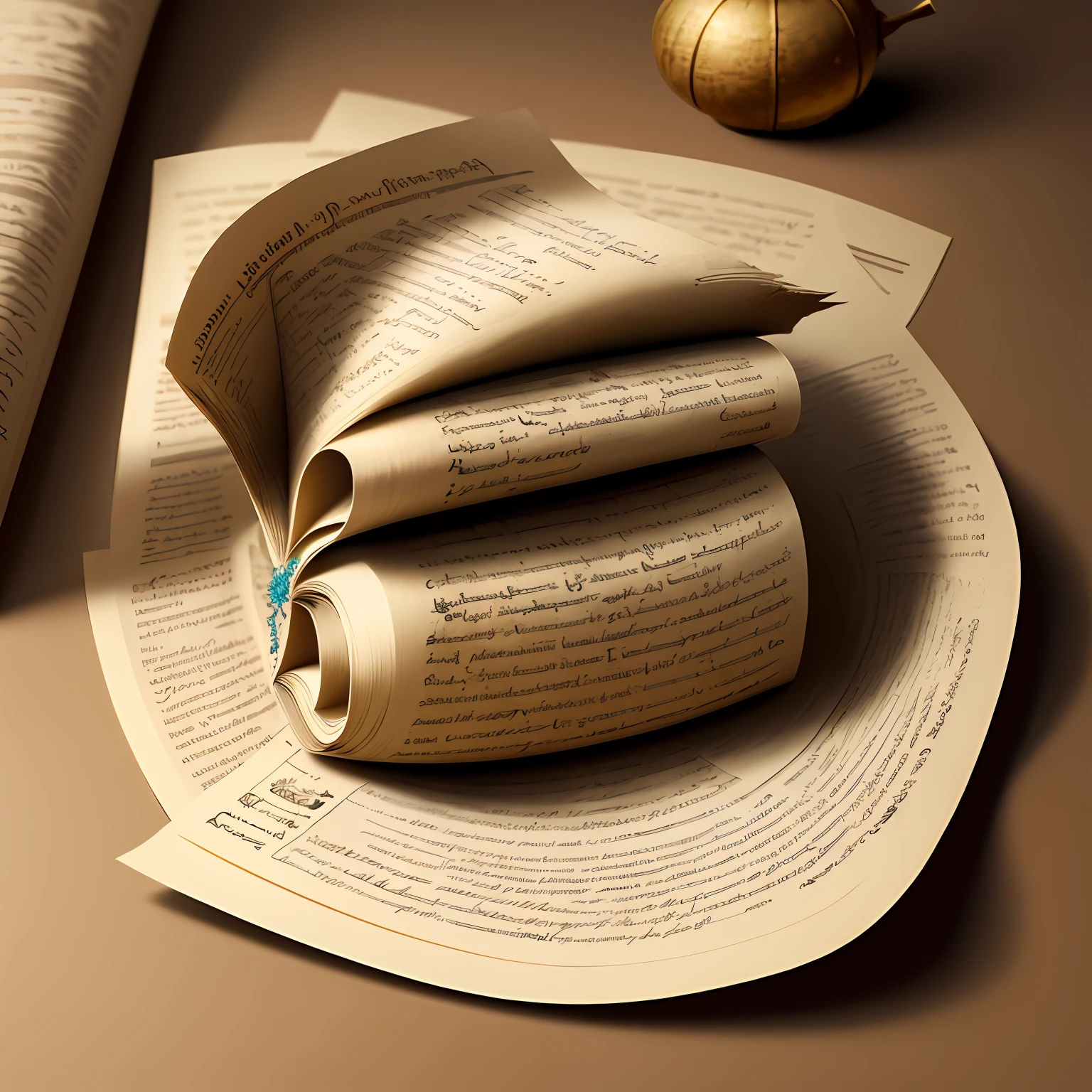 OldEgyptAI, jornal, papyrus,
