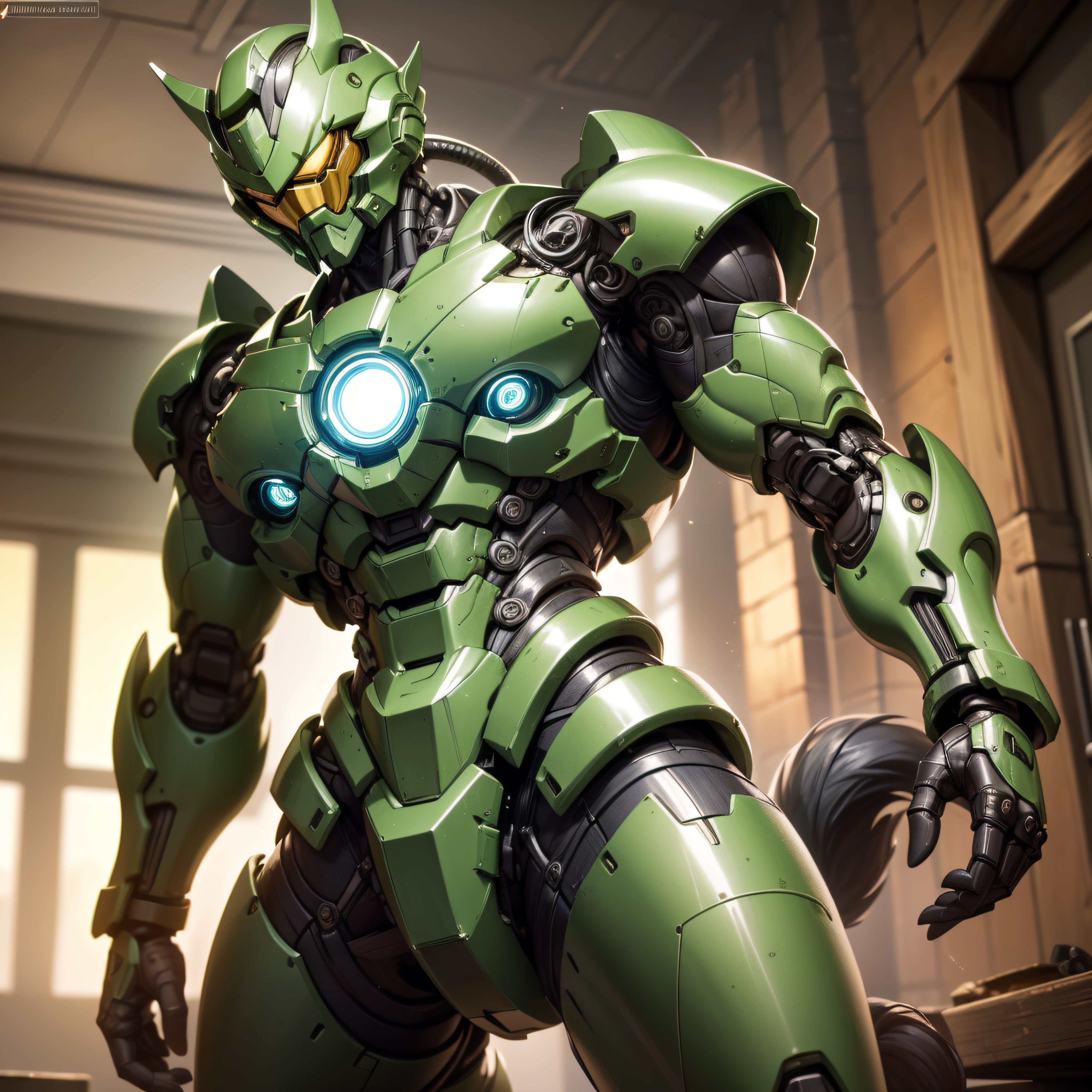 Handsome man, made of Green metal, (((no helmet))) (Green Cyborg: 1.1), ([Tail | Detail Wire]: 1.3), (Complex Detail), HDR, (Complex Detail, Ultra Detail: 1.2), Cinematic Shot, Masterpiece, Best Quality, High Resolution, Vaginal Foreign Object Insertion, Centering