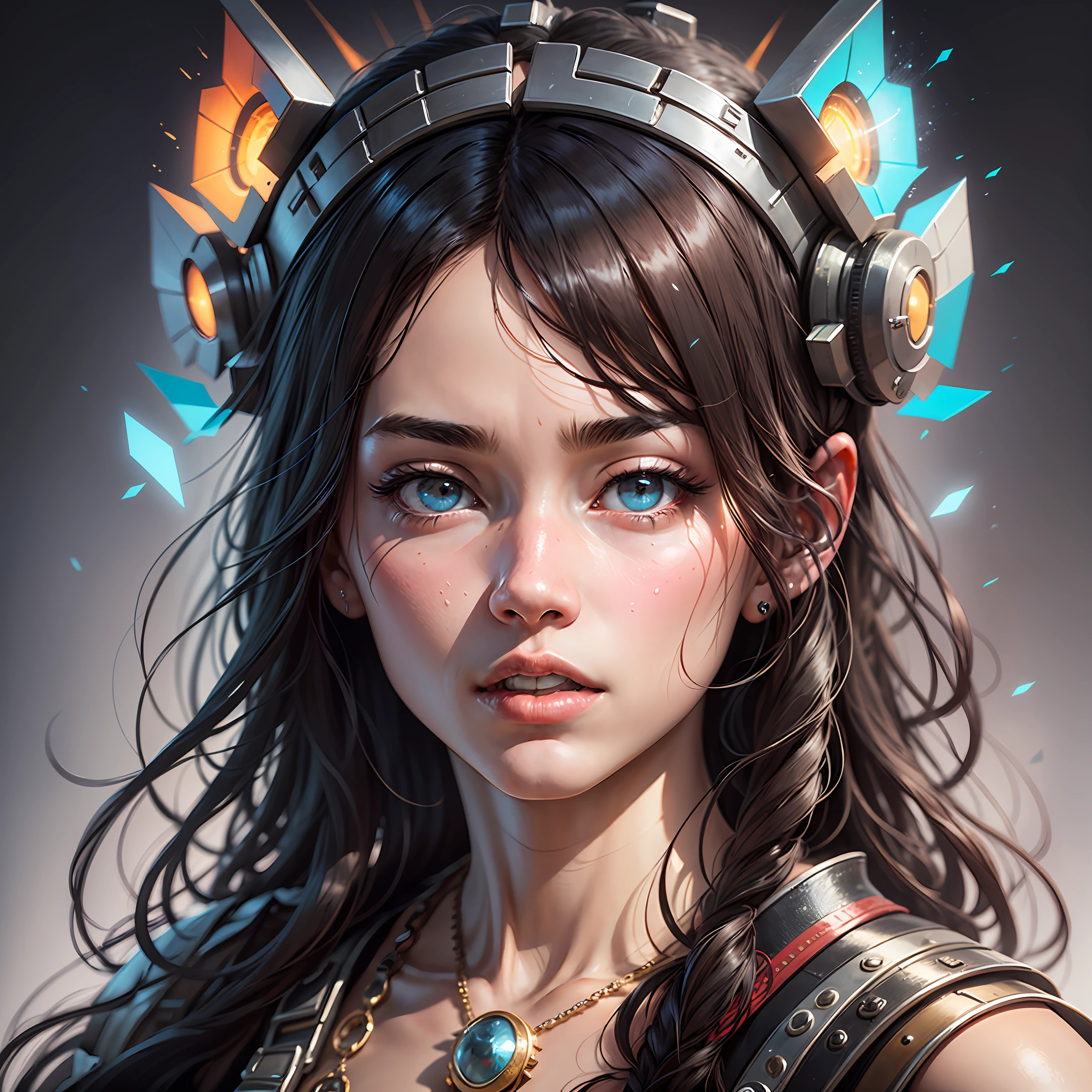 hyperrealistic mixed media collaboration by thomas eakes and greg rutkowski and xiang duan and mike judge, perfect symmetry, dim volumetric lighting, 8 k octane beautifully detailed render, post - processing, portrait, extremely hyper - detailed, intricate, epic composition, highly detailed realistic attributes, cinematic lighting, masterpiece, trending on artstation, very very detailed, stunning, --auto --s2