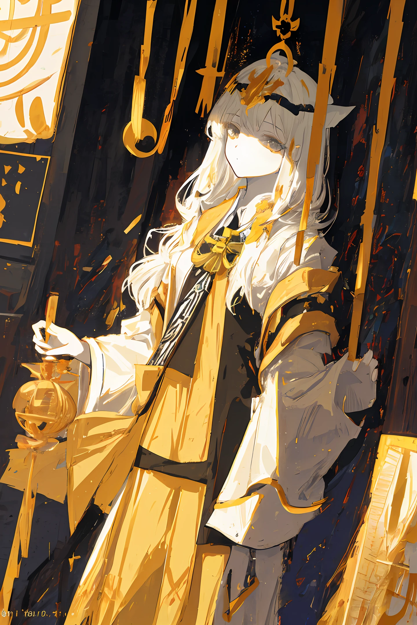 (1girl:1.3),solo,__body-parts__,
official art, unity 8k wallpaper, ultra detailed, beautiful and aesthetic, beautiful, masterpiece, best quality,Fantastical Atmosphere, Calming Palette, Tranquil Mood, Soft Shading,
Miko priestess, charm spell, talisman familiar, shrine maiden duties,