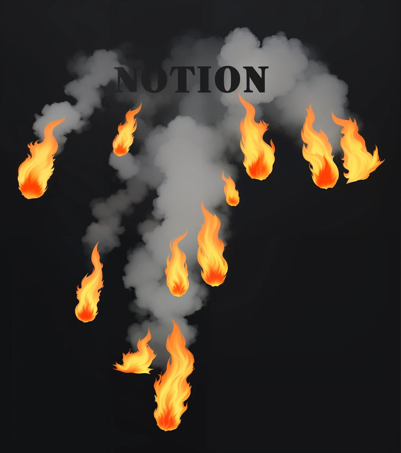 There is a picture of a fire，It says no action，sport，sigature，Form a burning hand spell，David Norton，neutron，flames around body，Official artwork，illustratio，dynamic photo，Motion B blurred，Smoke simulation，by Nandor Soldier，Burning hands，melt，inspired by Bruce Nauman，album covers，Animate，8K分辨率