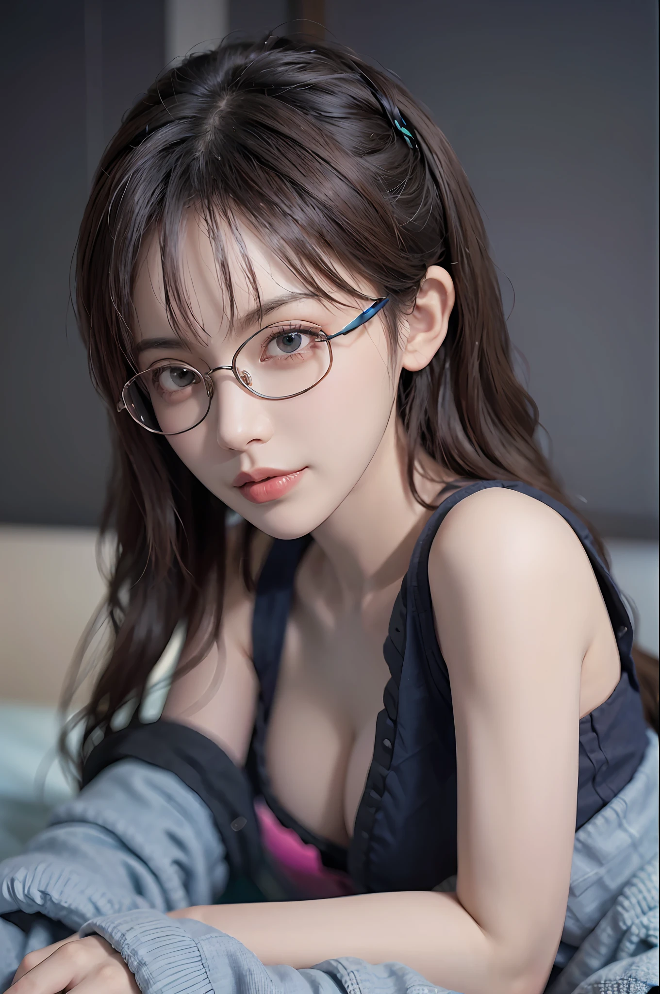 tmasterpiece，Best quality at best，photograph realistic，Asda，the face，1girll，heads，Thick lips，White hair，moisty，shiny skins，mix4，best qualtiy)), ((tmasterpiece)), (the detail:1.4), hdr（HighDynamicRange）,Ray traching，Hyper-Resolution,Subsurface scattering、PBR Texture、post-proces、Anisotropy Filtering、depth of fields、maximum definition and sharpness、Many-Layer Textures、Albedo e mapas Speculares、Surface coloring、Accurate simulation of light-material interactions、perfectly proportions、rendering by octane、Two-colored light、largeaperture、Low ISO、White balance、the rule of thirds、8K raw data，ulzang-6500-v1.1,(RAW photo:1.2), (Photorealistic:1.4), Beautiful Meticulous Girl, very detailed eyes and faces, Beautiful detailed eyes, absurderes, ultra - detailed, A high resolution, The is very detailed，best qualtiy，tmasterpiece，The is very detailed，CG，unified，8k 壁纸，finely detailled，tmasterpiece，best qualtiy，Very detailed 8k wallpapers，light in face，cinmatic lighting, 1girll, ,Wet cotton panties，emaciated，wears glasses，white skinned，perspired，Very thin，long whitr hair，鎖骨，puffy eye，Wet underwear，full bodyesbian，small boobs，Poor milk，bit girl，junior school student，Pure，adolable，Vest line，spread their legs,underage girl