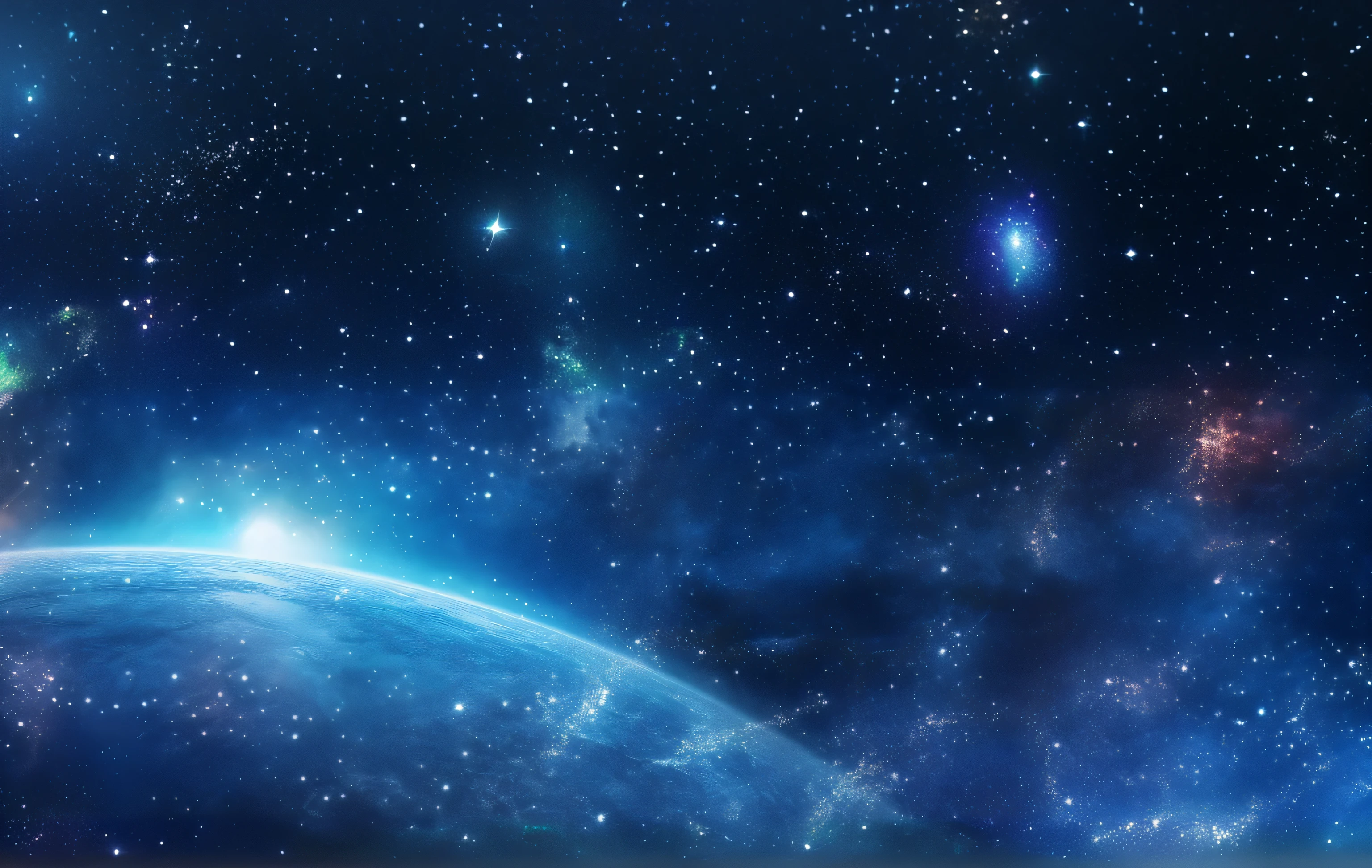 Arafard view of planets with star field in the background, space backround, amazing wallpapers, hq 4k phone wallpaper, space sky, planets and stars, background artwork, beautiful space star planet, Beautiful wallpaper, space atmosphere, wallpaper mobile, galaxy space sci - fi, Wallpaper 4k, space backdrop, wallpaper 4 k, Blue atmosphere