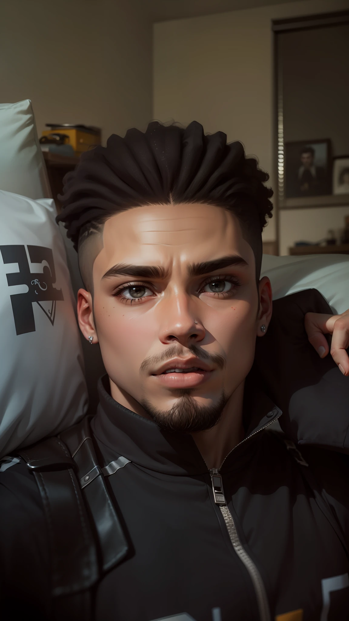 BaHomem de 17 anos,afro,estiloso,estilo jogo,cabelo preto,alta qualidade 16k,fundo de quarto,hanger bed and pillow
Ring on the finger --auto