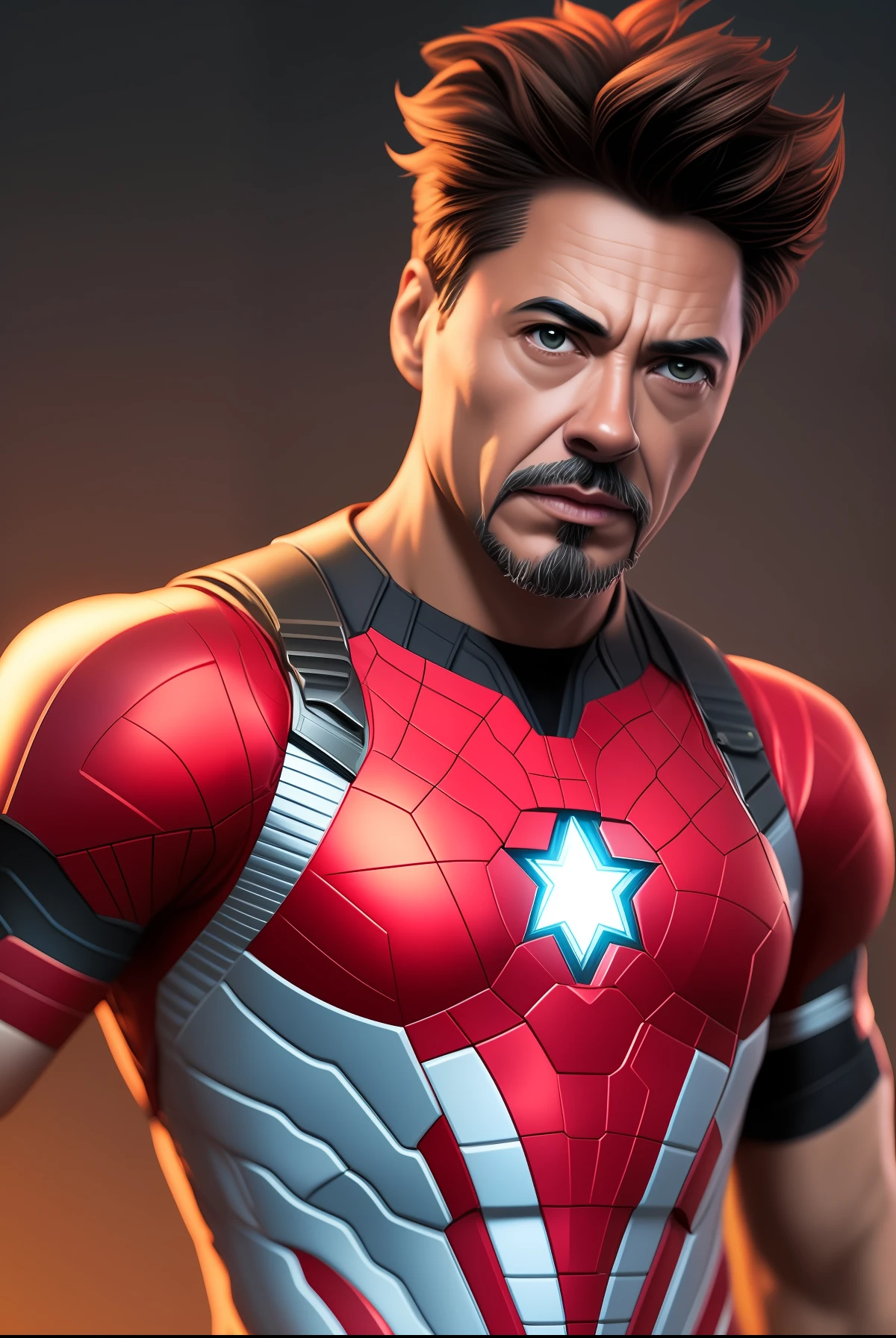 "#Obra-Prima #Ultra HD 16K #arte #Film art #ArtStation #Marvel comics #Marvel #Tony Stark #Cinema #camisa gola alta #olho perfeito #rosto perfeito #Realism #intrincado #complexo #ObraPremiada #Studio tones and lighting" renderização 3dMM.