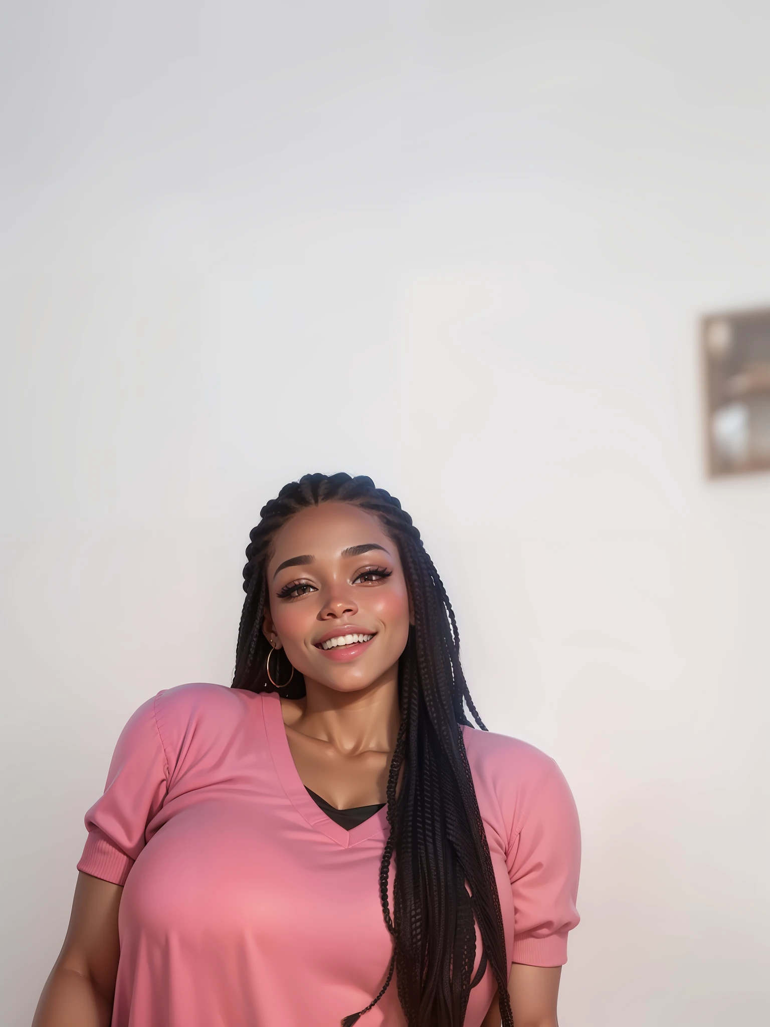 GaMenina sexy,bonita,20 anos,corpo belo,sorriso lindo,roupa estilosa,estilo realista,alta qualidade,estilo realista,estilo jogo,fundo de casa chique
Menina afro,preta,braided hair