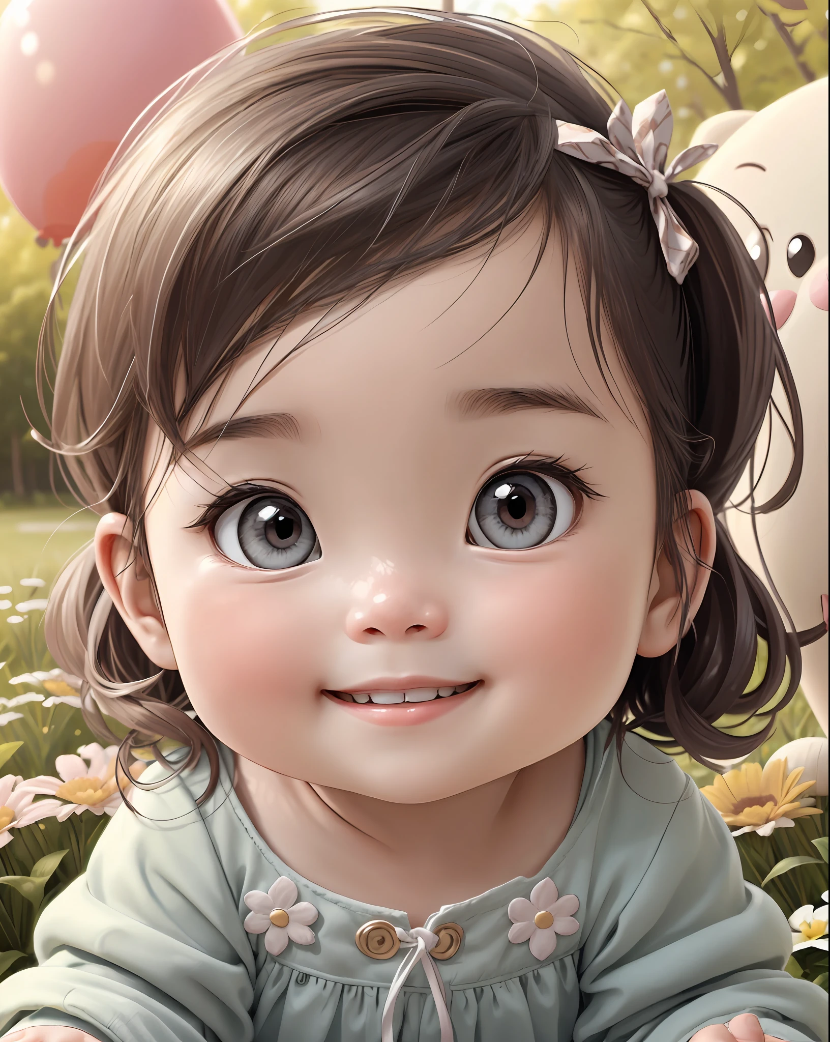 best quality,1girl, baby face, smile, cute,