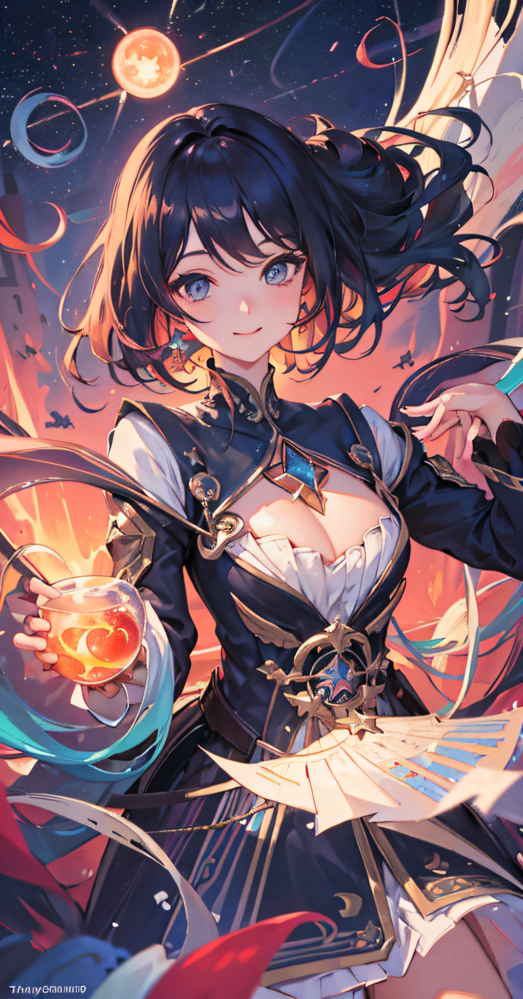 masterpiece,bestquality,anextremelydelicateandbeautiful,extremelydetailed,CG,unity,8kwallpaper,Amazing,finelydetail,characterconceptart,officialart,illustration,(songmo:1.1),1girl,solo,(gemseaandgirlfusion:1.2),upperbody,surroundedbyflower,seductivesmile,tarsintheeyes,messyfloatinghair,coloredinnerhair,Starryskyadornshair,depthoffield,(starrytornado:1.4),starryNebula,beautifuldetailedsky,((abstractart)),bywlop,whitegloves