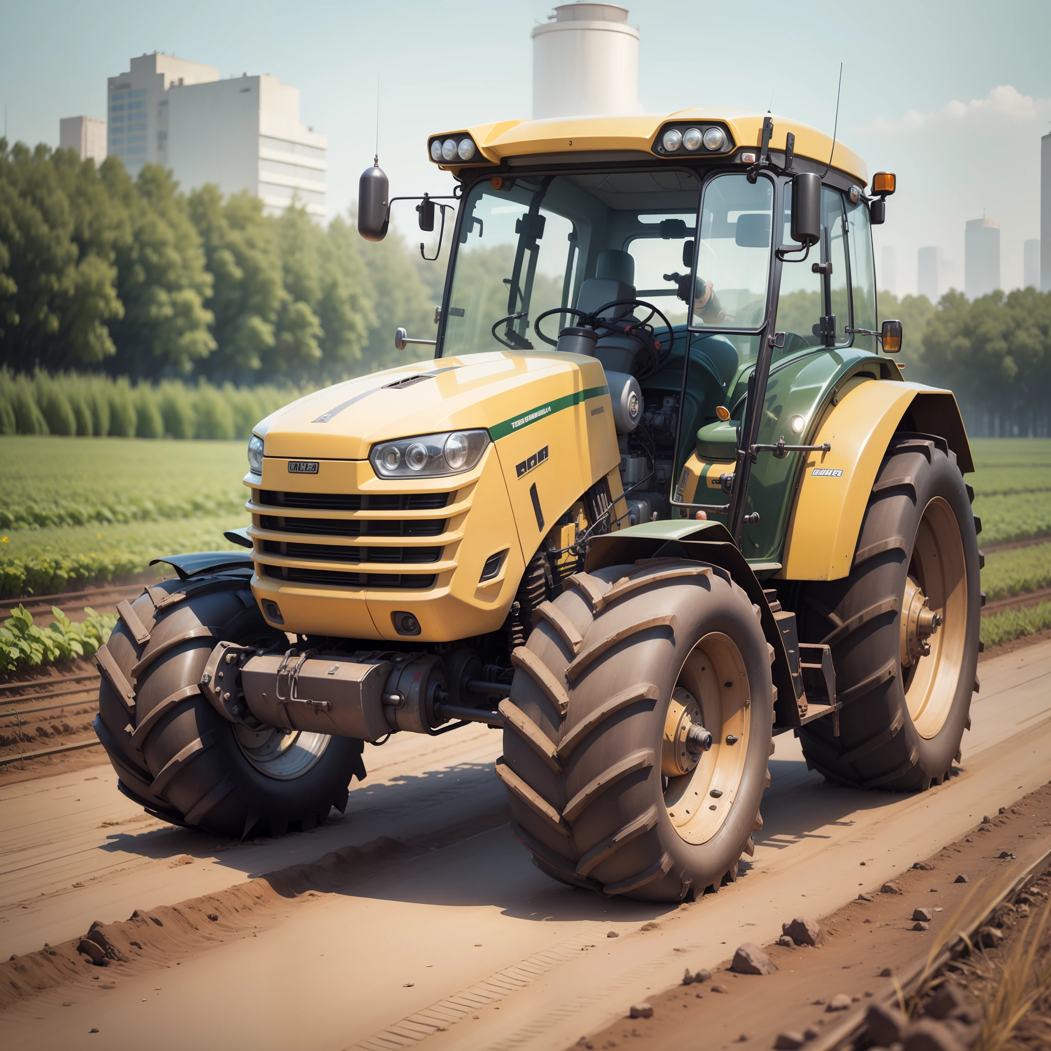 tractor　agriculture　top-quality　​masterpiece　agriculture　超A high resolution