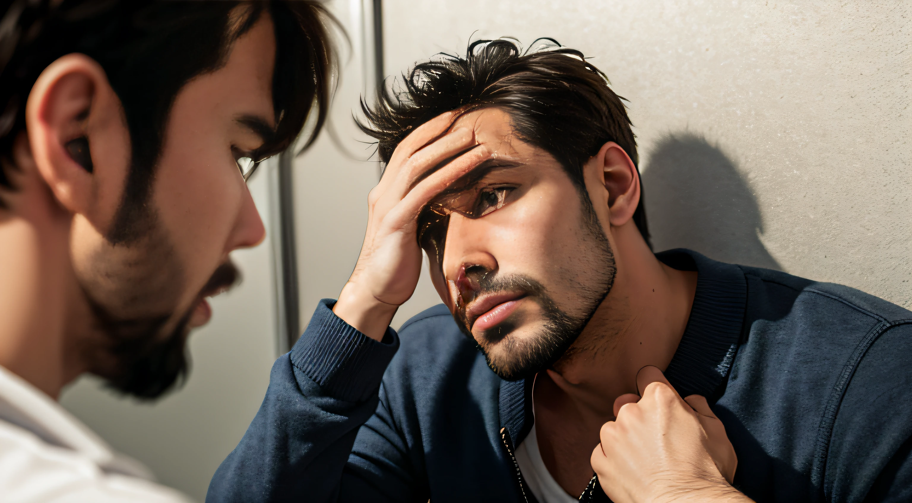 worried man
