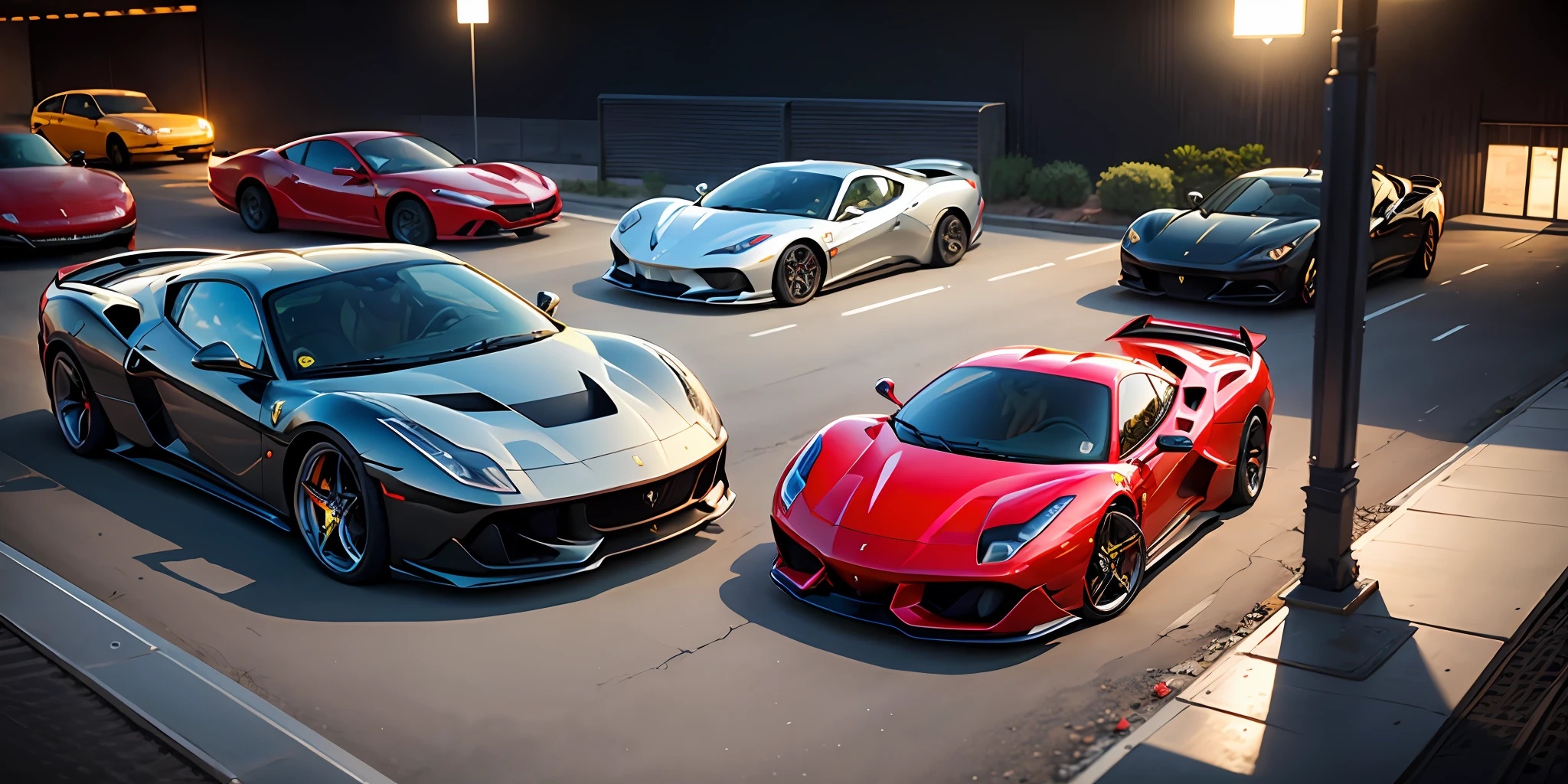 A steel guitar and a Ferrari --auto