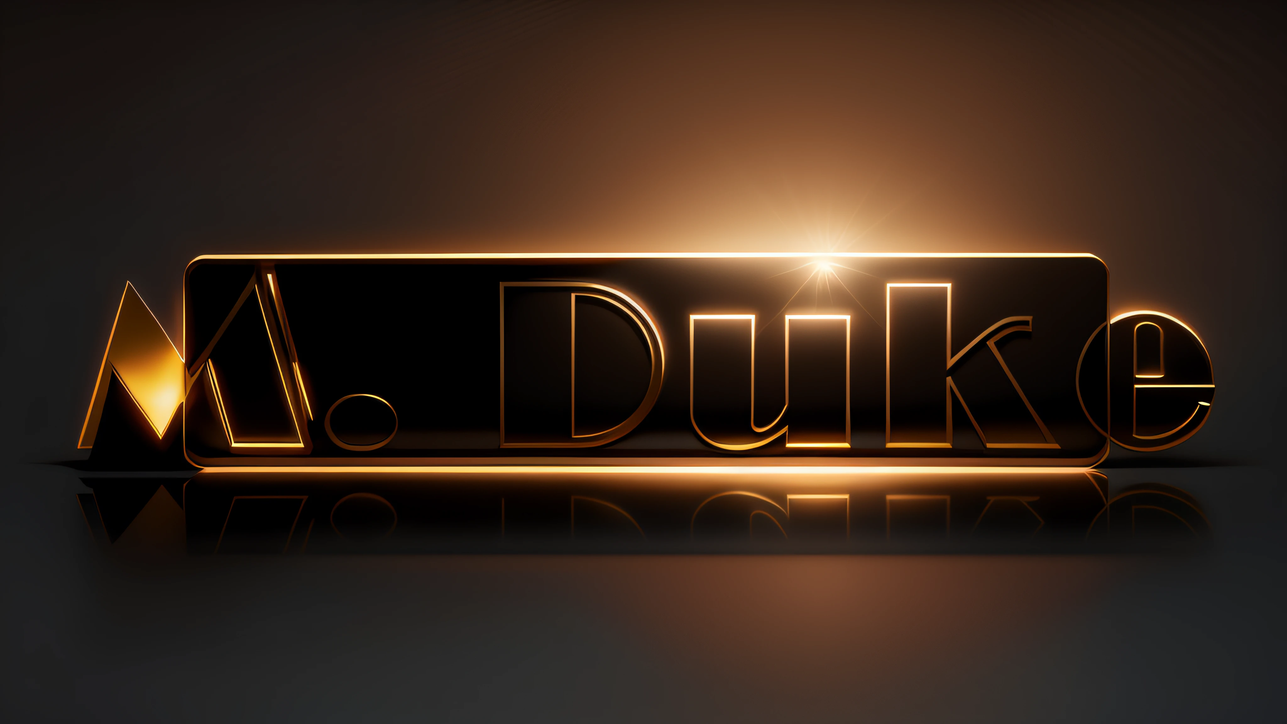 Logo com o nome M.Duke