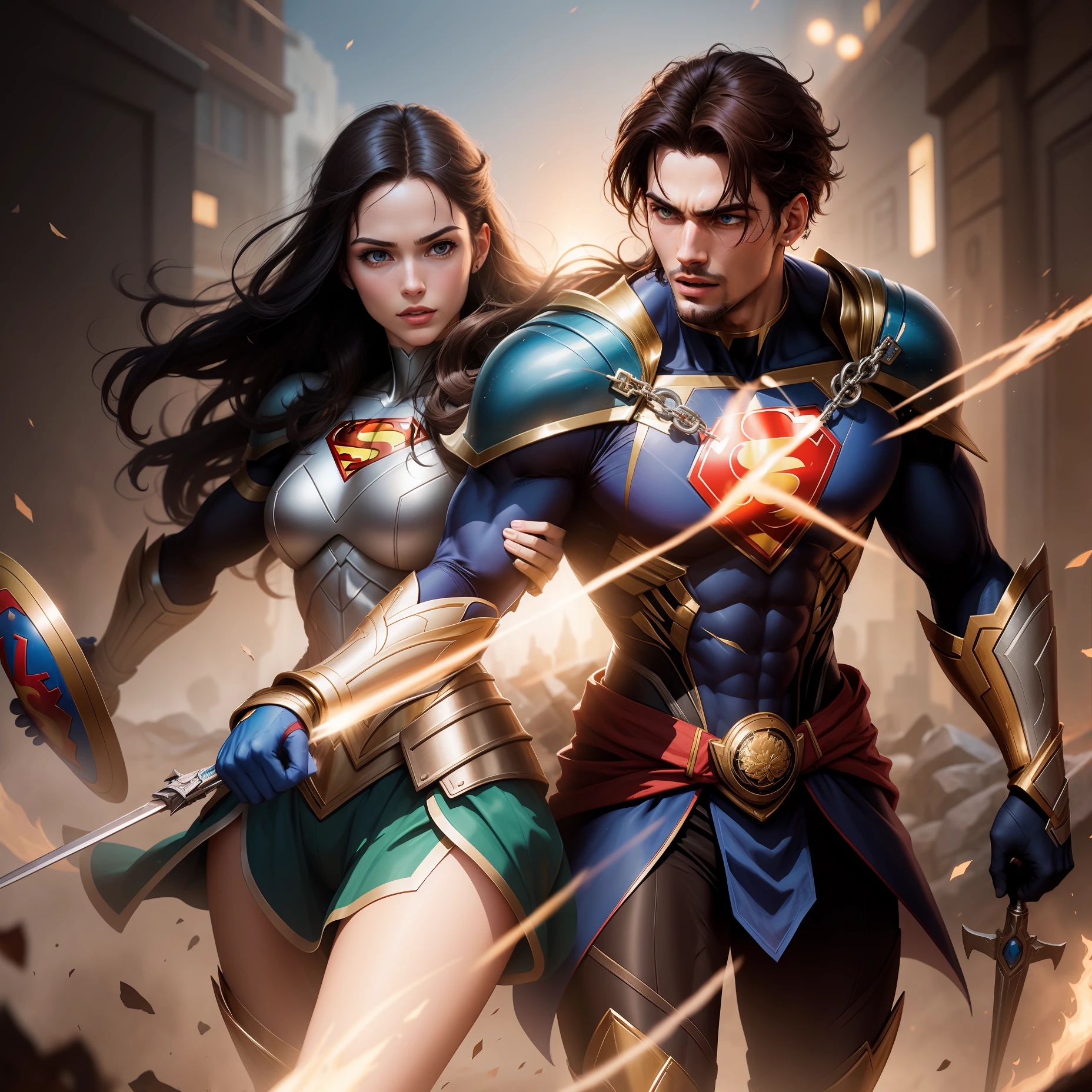 Saga of twins (cavaleiro de ouro) Superman Merger