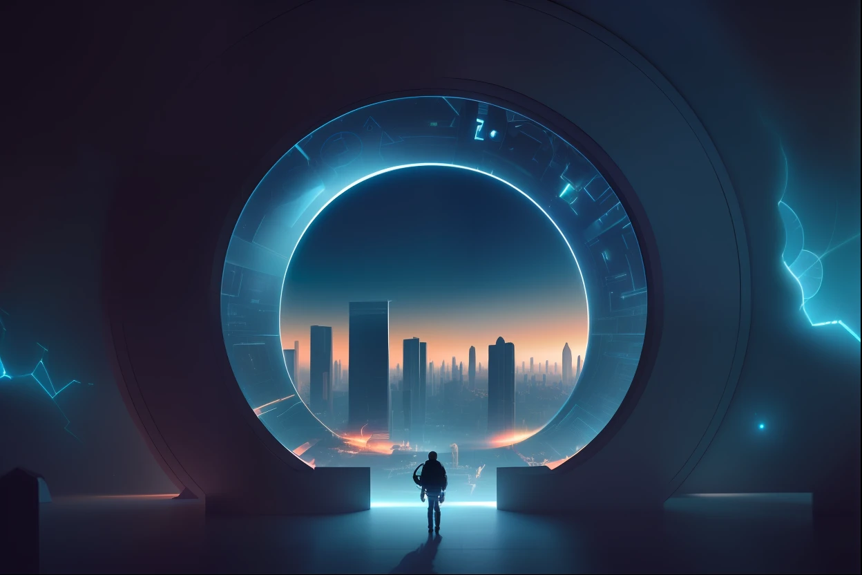 ((((dia claro:1.4))) , uma das maravilhas do mundo foi descoberta, visto de frente, a circular pyramid:1.4 colossal moderno e gigante, in a dense and detailed circle, como um portal, portal para outro mundo que pode ser visto dentro do portal ,and a portal like a circular round pyramid like giant portal, Arte digital futurista, hiper Realismo detalhamento intricado | Foto profissional de filme . Hyper-realistic photo of a single large portal of the future with details with few indirect and very dim lights, luz fraca misteriosa os detalhes na parede , sozinho. no deserto. parece metal com cimento fosco, Huge circular gate of the future , com uma grande entrada futurista com um portal em forma de circulo. Portal majestoso e detalhamento intrincado da circulo, Um intenso, Beam of concentrated light comes out of the top towards the sky as a very bright concentrated energy with incredible medium thickness and Greg Rutkowski, doors that are cosmic portals, gateway to another dimension, Daily Art, Estilo Beeple. (Extreme Detail CG Unity 32k papel de parede, obra-prima, alta qualidade), (Exquisite lighting and shade, highly dramatic image, cinematic lens effect), (Excelente Detalhe, Excellent lighting, Grande Angular), (excellent rendering, o suficiente para se destacar em sua classe), symmetric:1.6, non-minimalist, because it's very well detailed:1.4, maximalista:1.5 , Arte futurista, por bipe --auto