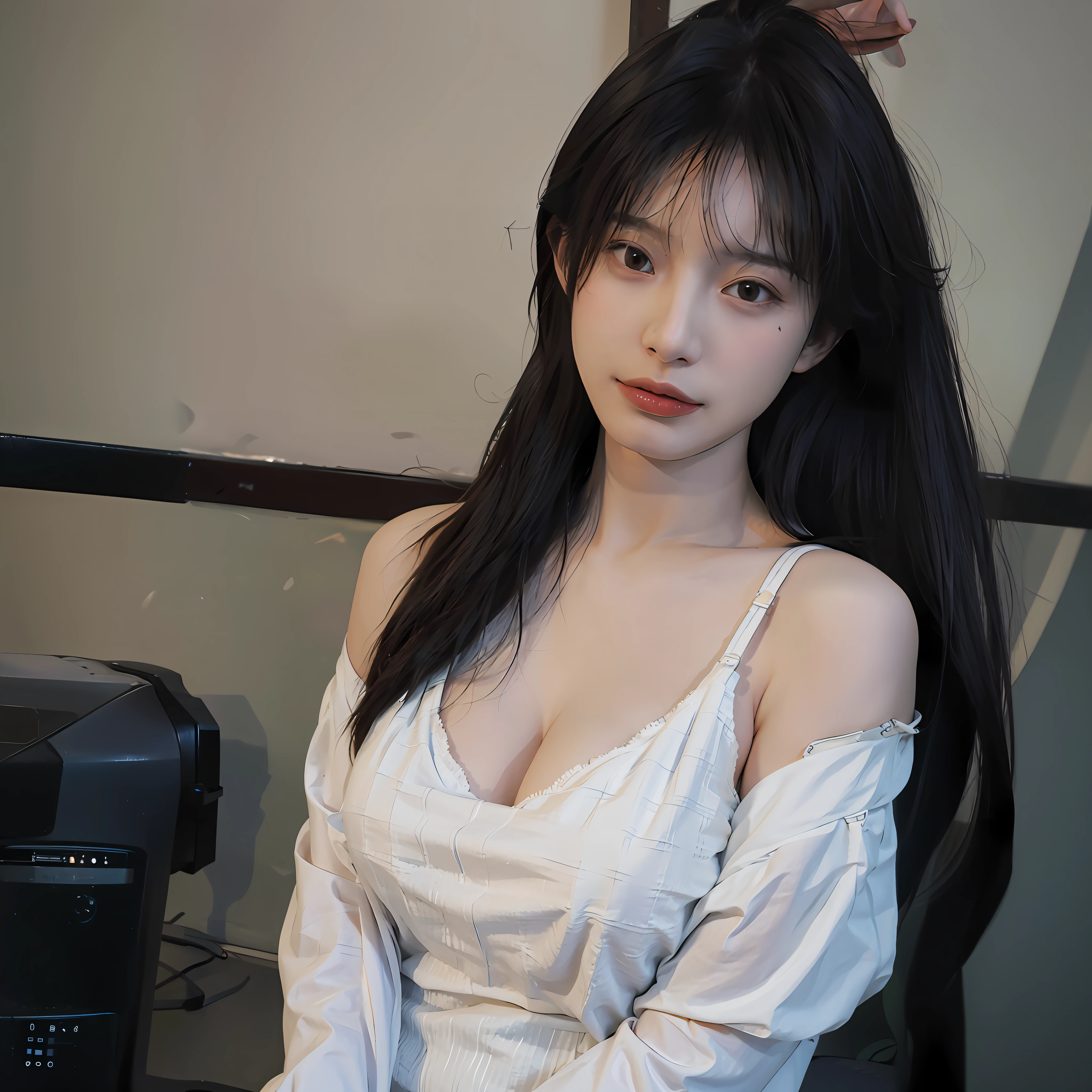 with black background