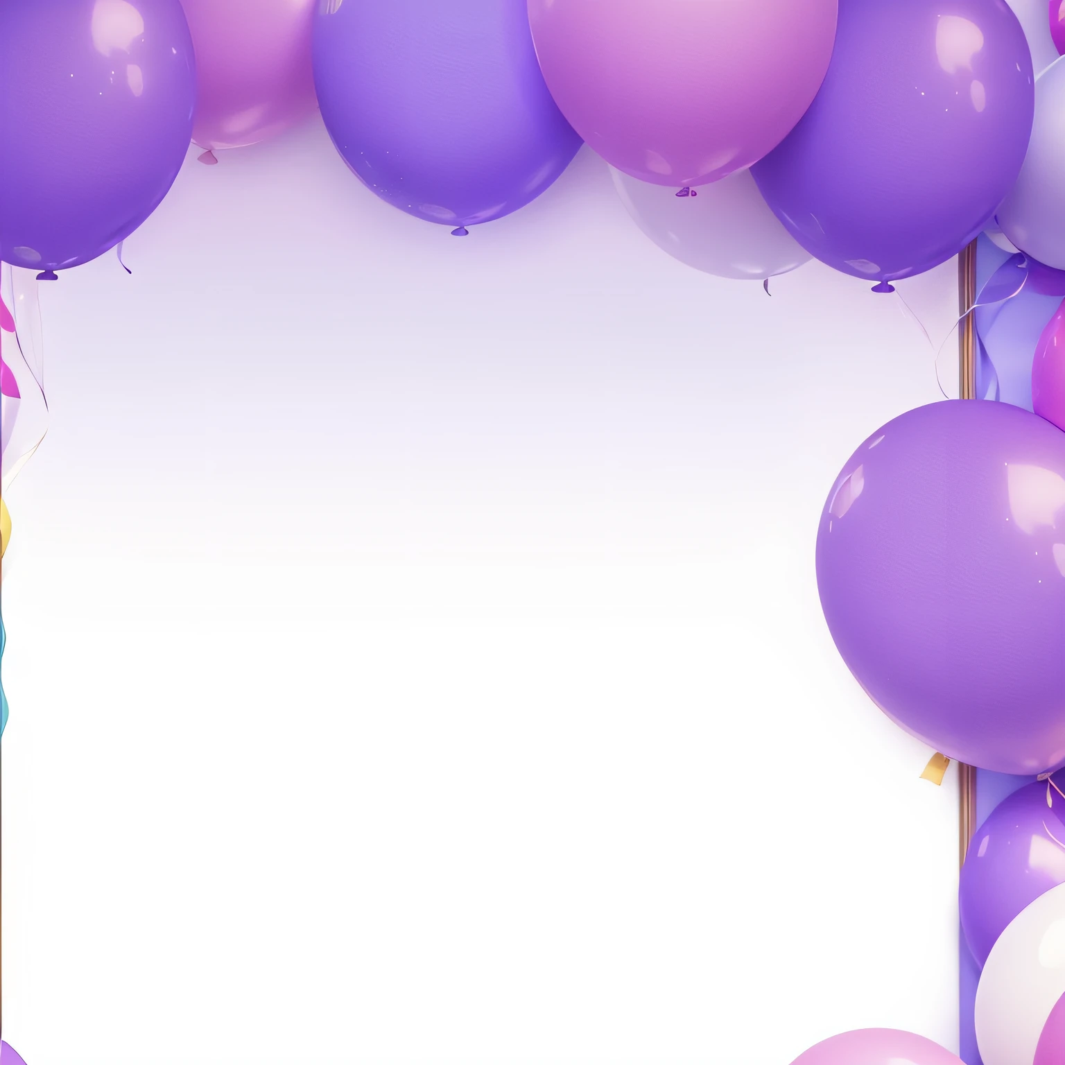 ((4k, obra-prima, melhor qualidade), Frame with birthday balloons --auto