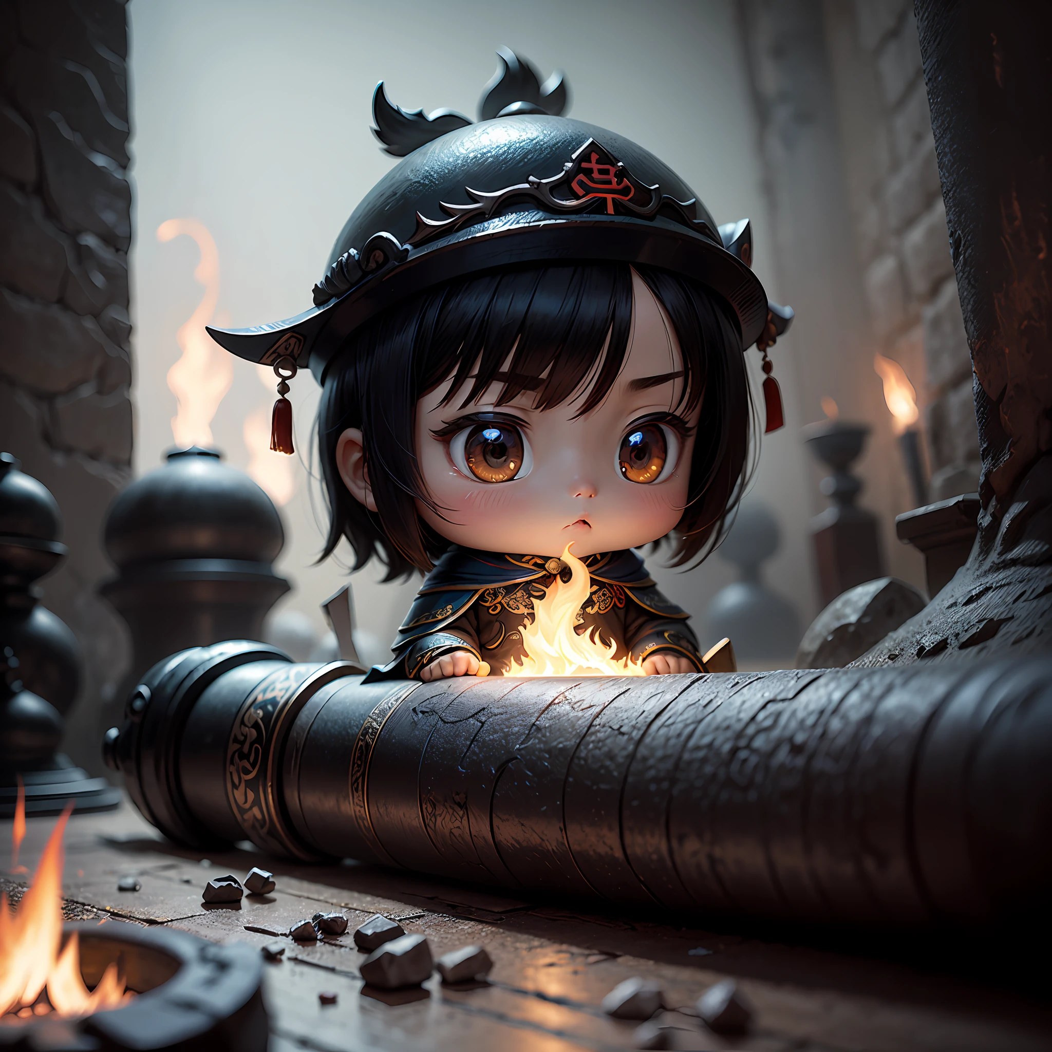 sword,Stone Town,Chinese,Dark series,Black gas trembling,电影灯光,Short viewing angle,metalictexture,tchibi,tmasterpiece