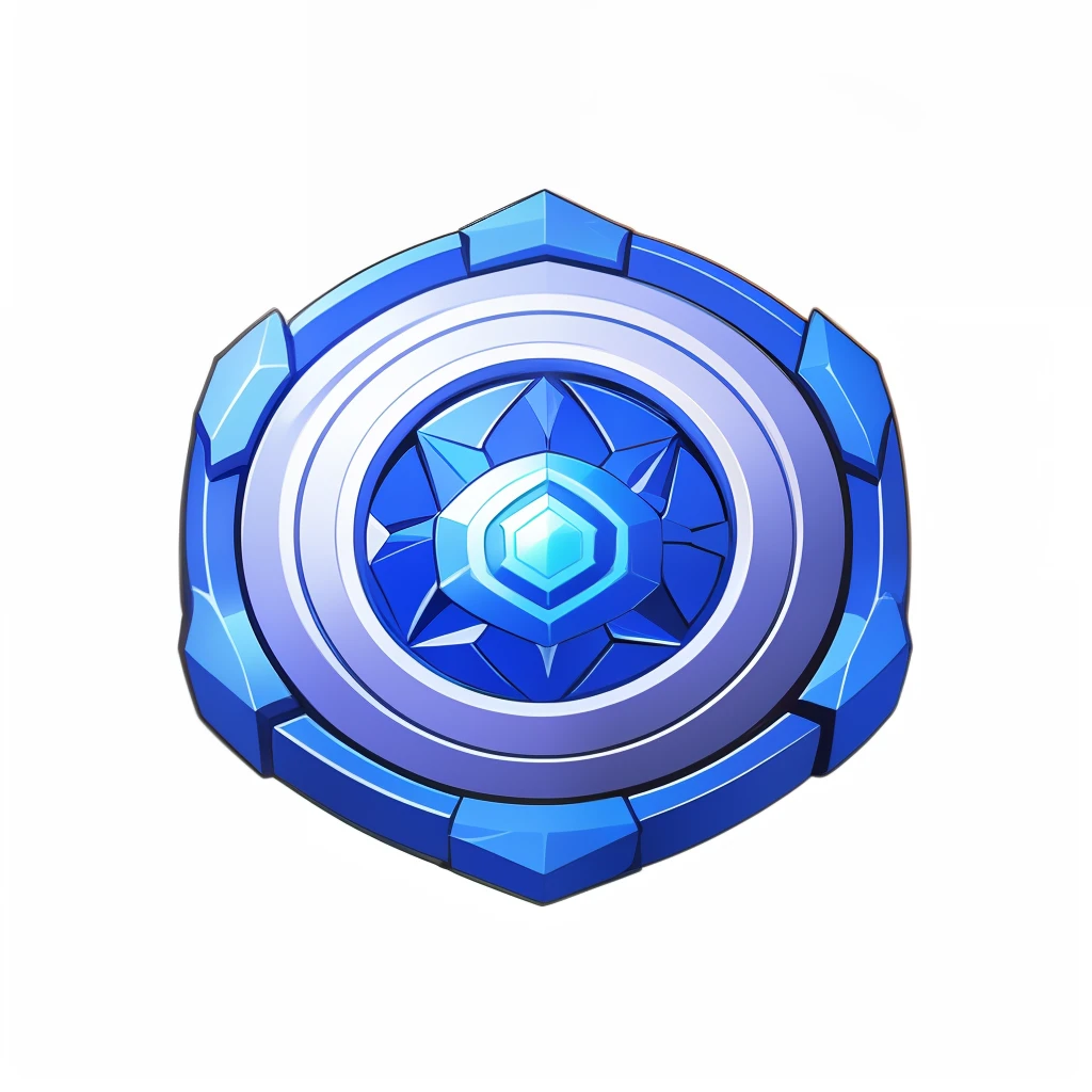 (Gem tokens、There are blue-white swirls in the middle),Hexagonal silhouette,hexagonal shaped(tmasterpiece,top-quality,best qualityer,offcial art,Beautiful and aesthetically pleasing:1.2),gameicon,HD transparent background,volumettic light,without humans,best qualtiy,Game currency,Pure beauty
