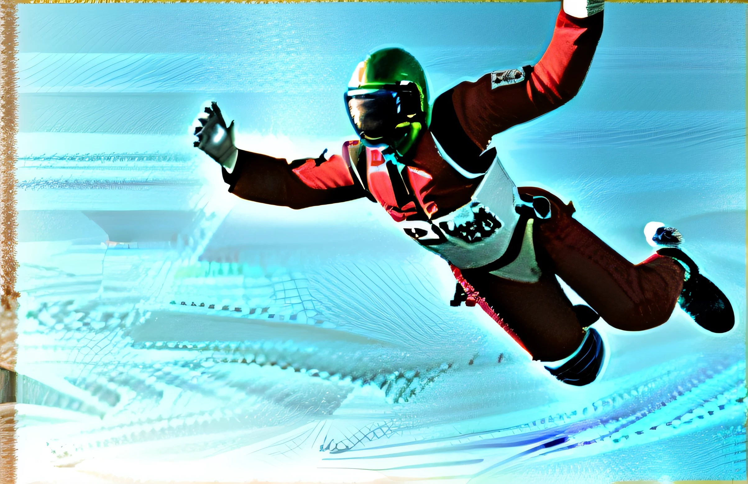 Sky diving