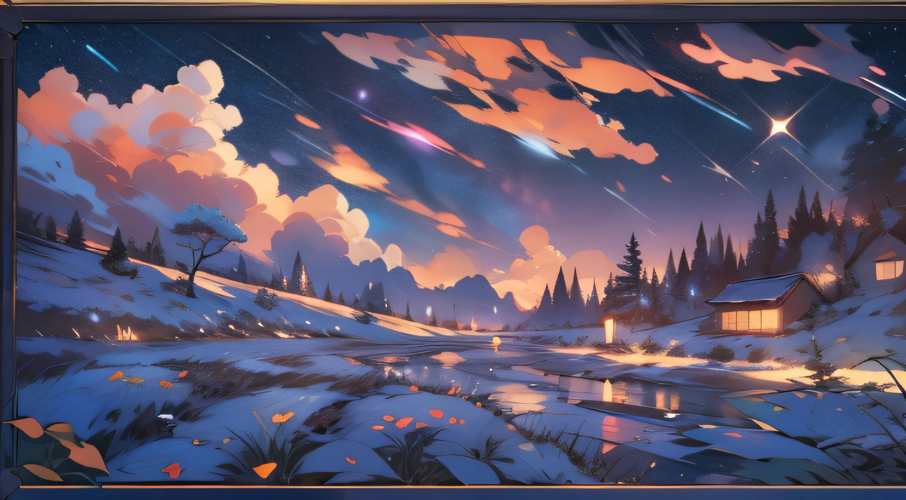 "Starry sky at night"Starry night