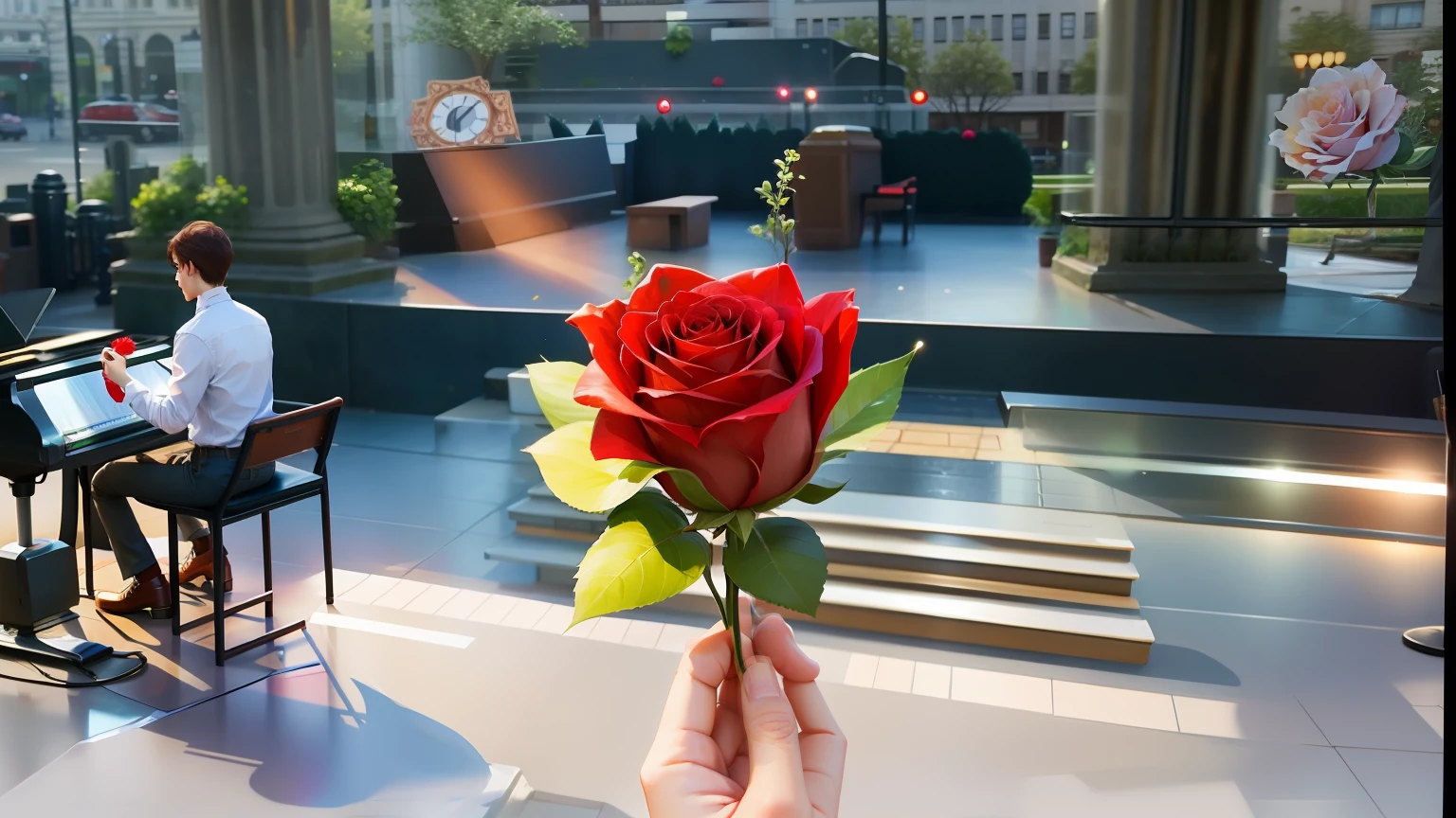 Give you a red rose