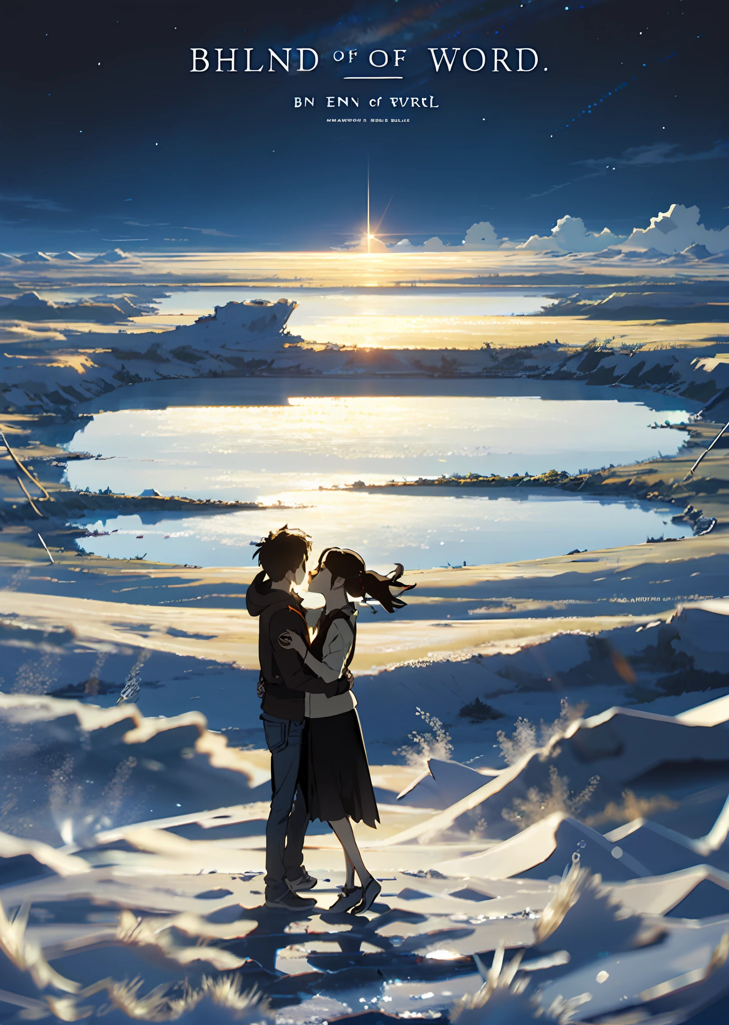 Inspired by the song The End of the World by Billie Eillish Couple Embracing While Appreciating the End of the World