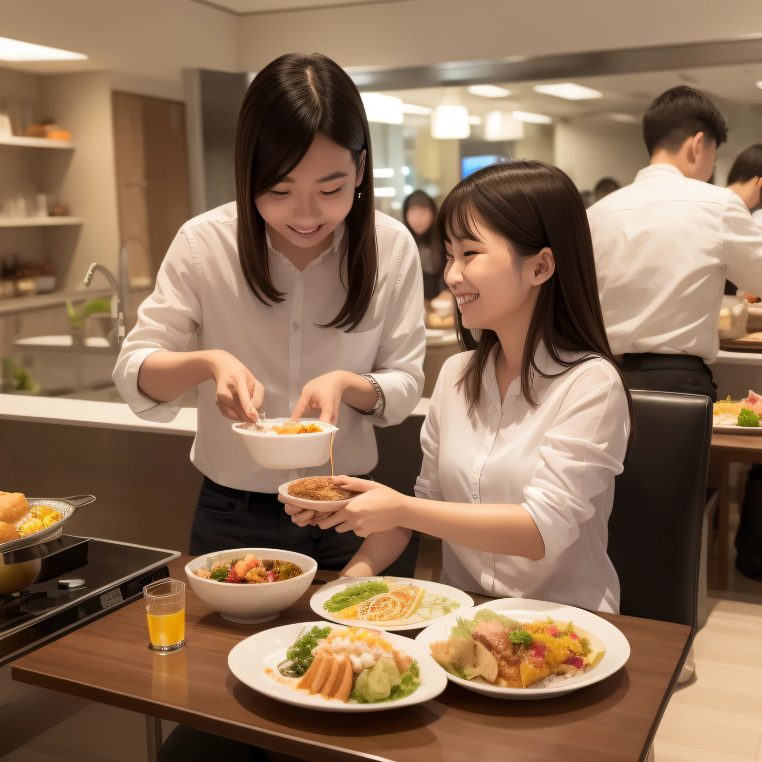 ami2a person、Duan、Dining、A delightful