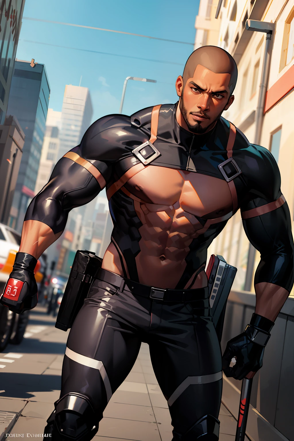 Black Man assassin anime