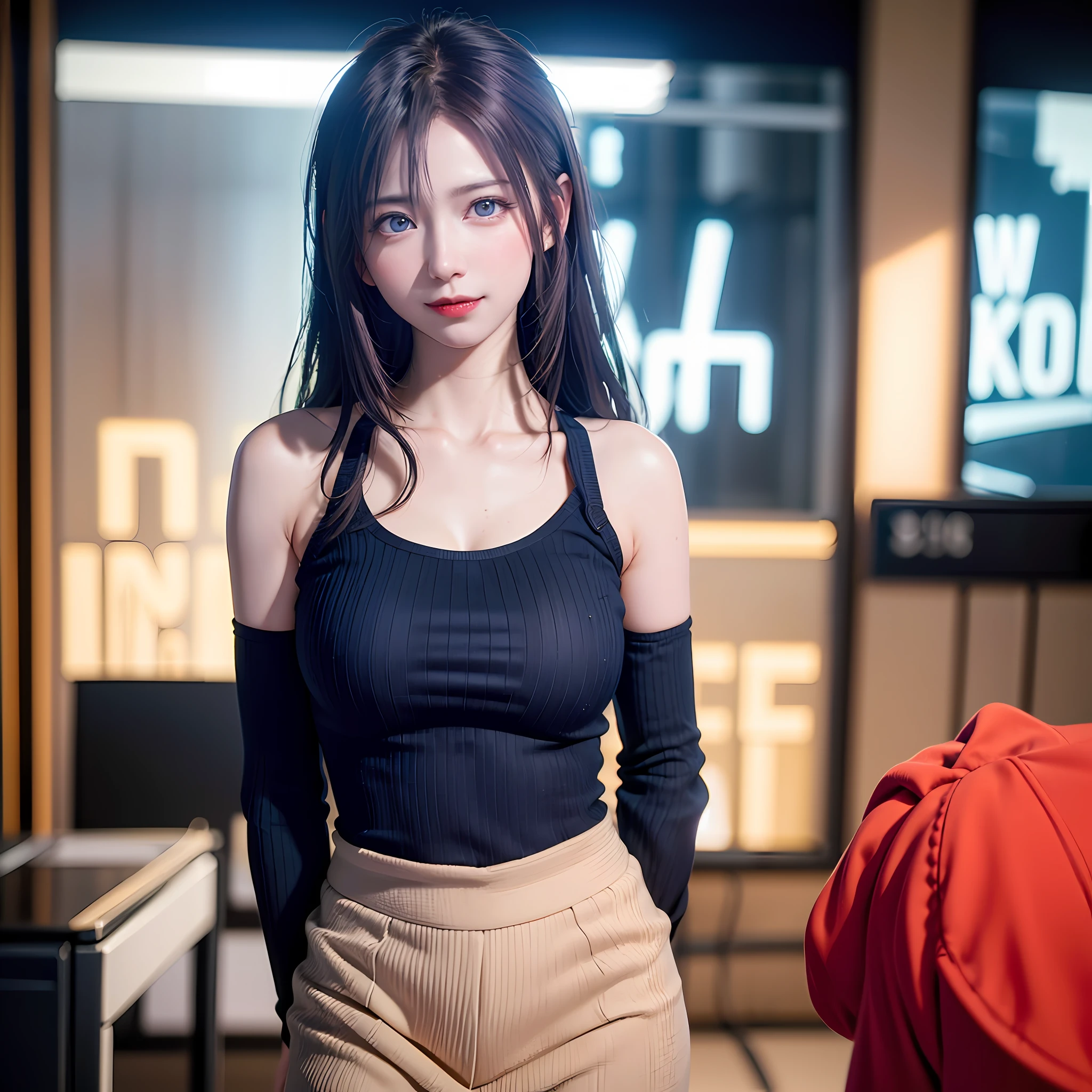 (8k, RAW photo, best quality, masterpiece:1.2), (realistic, photo-realistic:1.37),1 girl,cute, light smile,blue eyes, (solo),detailed faceponytail, dramatic angle,
,office,looking at viewer,pov,cyberpunk,
