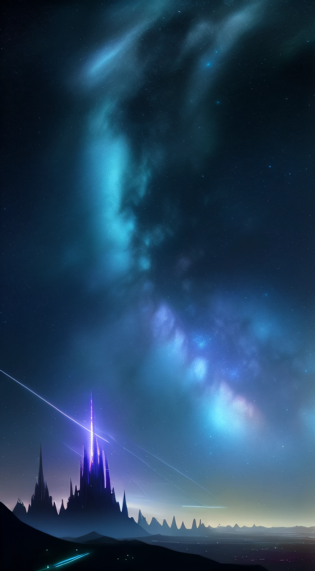 Starry sky and distant fantasy cities and planets with towers, epic fantasy sci fi illustration, fantasy planet, arstation and beeple highly, Fantasy space, fantasy scifi, epic scifi fantasy art, epic dreamlike fantasy landscape, ethereal starlit city at sunset, impressive fantasy landscape, Sci-fi fantasy wallpaper, epic beautiful space scifi, Fantasy Sci-Fi - Fantasy