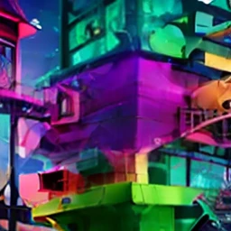 extremely colorful,The structure is colorful